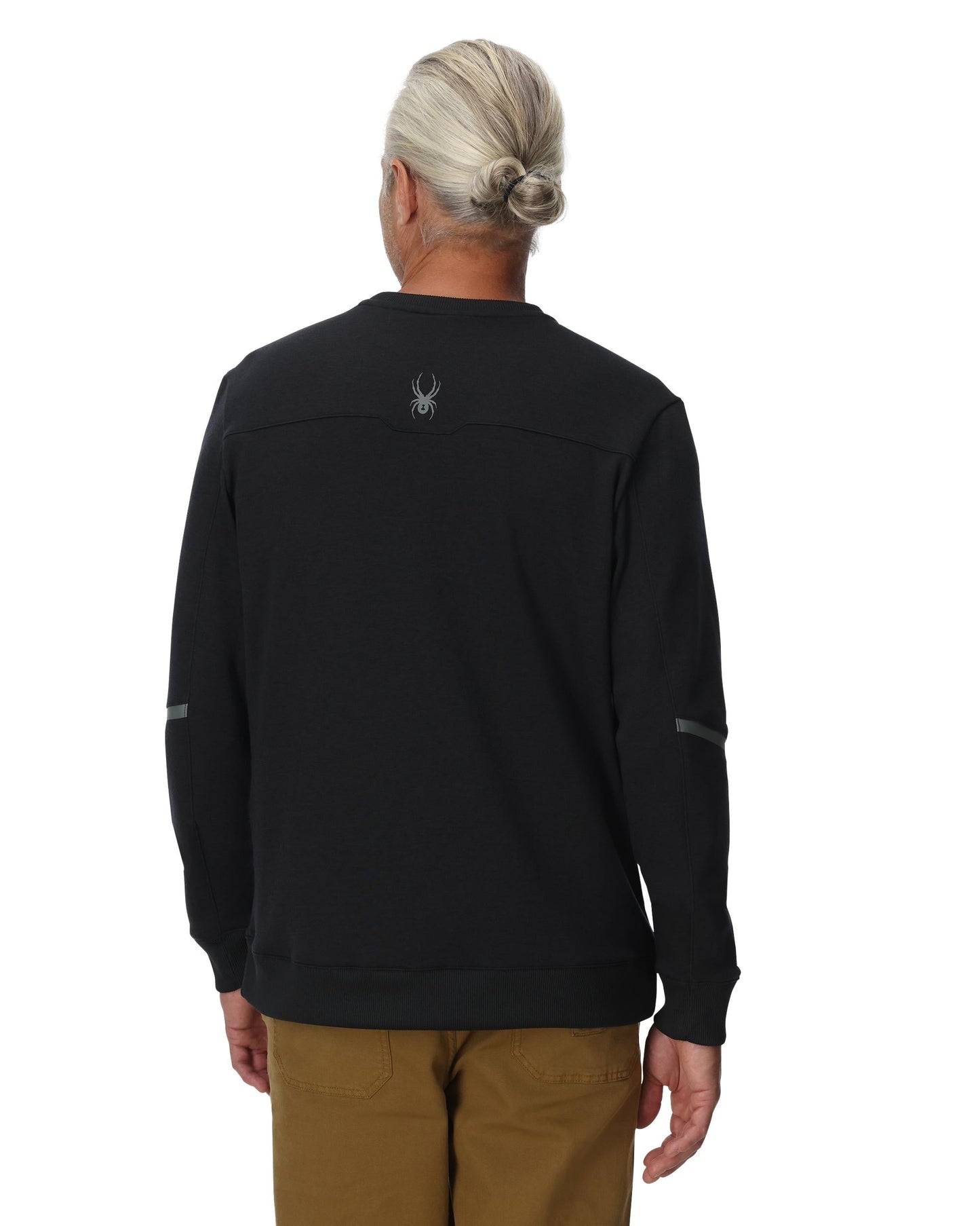 Mens Speed Fleece Crew - Black