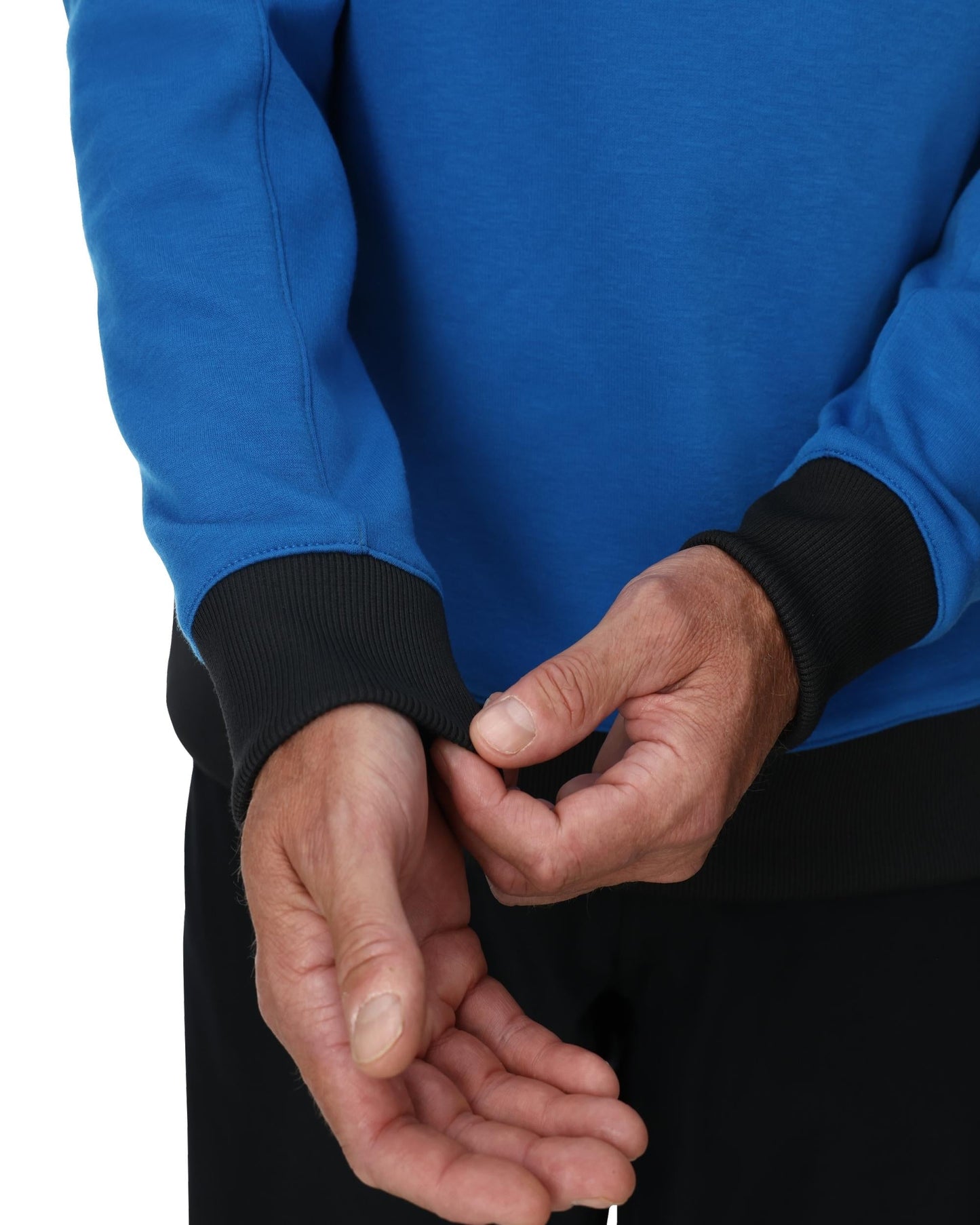 Mens Speed Fleece Crew - Cobalt