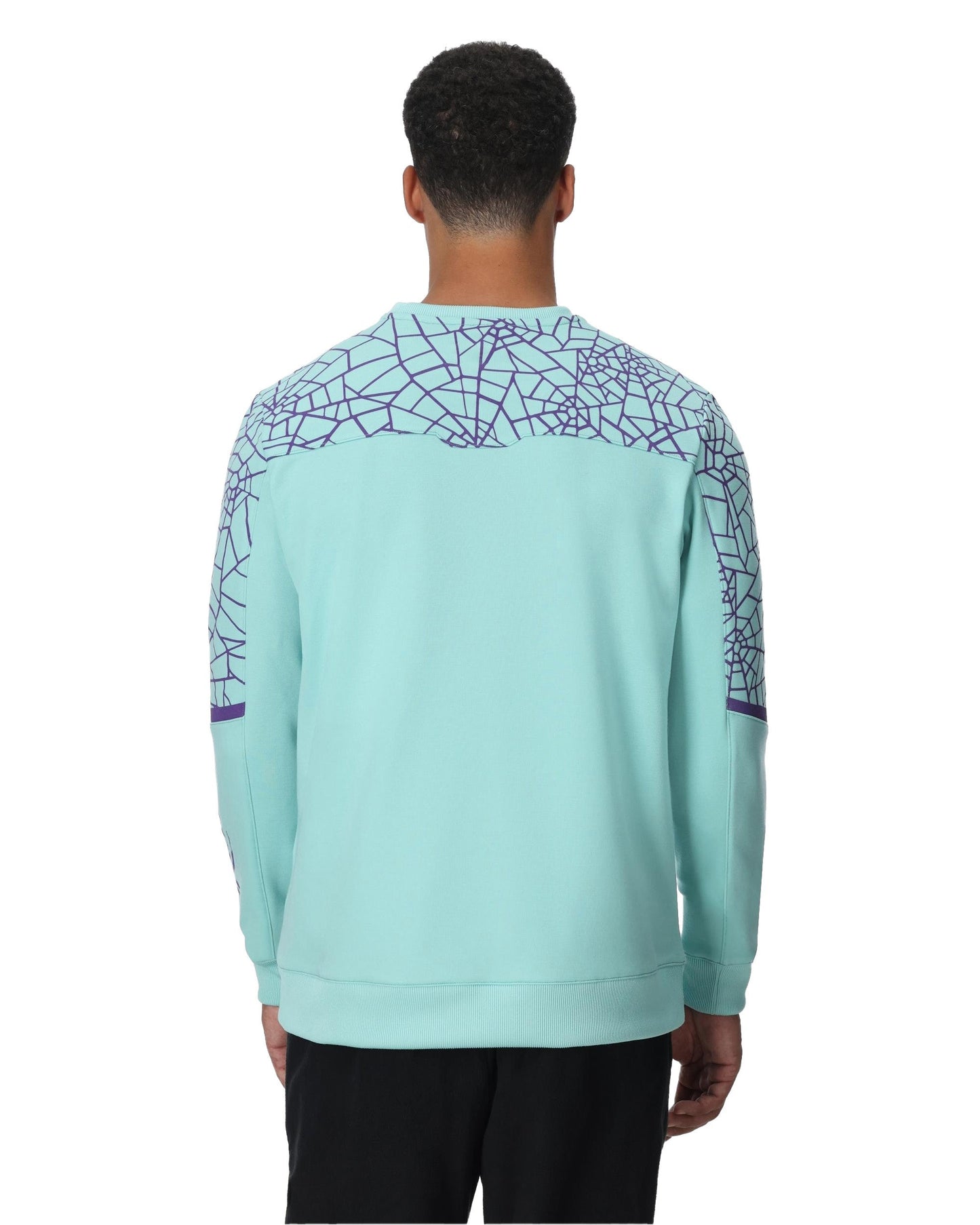 Mens Speed Fleece Crew - Glacier Blue
