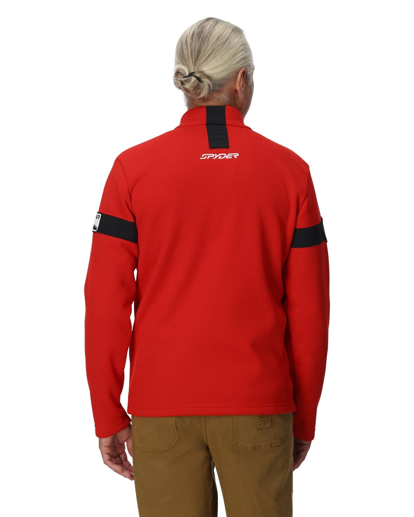 Mens Wengen Bandit Full Zip - Spyder Red