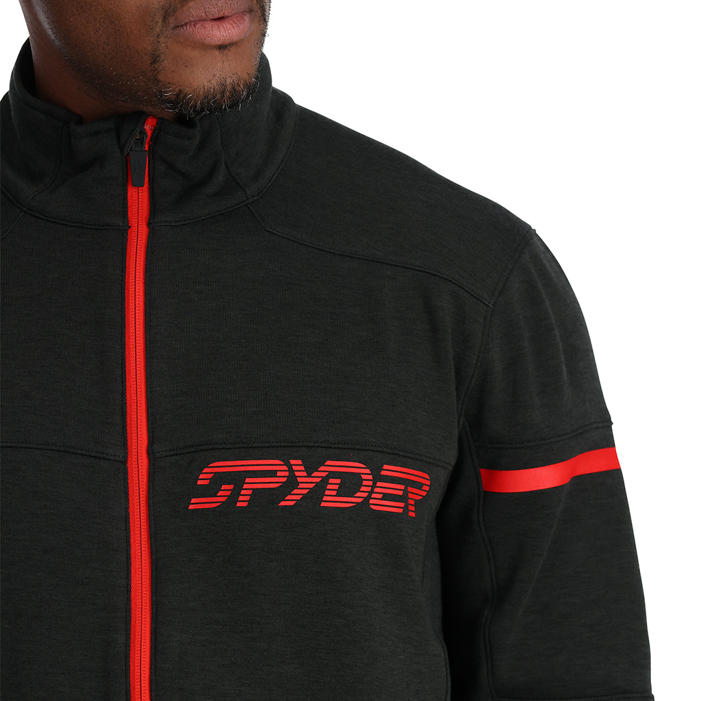 Mens Speed Fleece Full Zip - Black