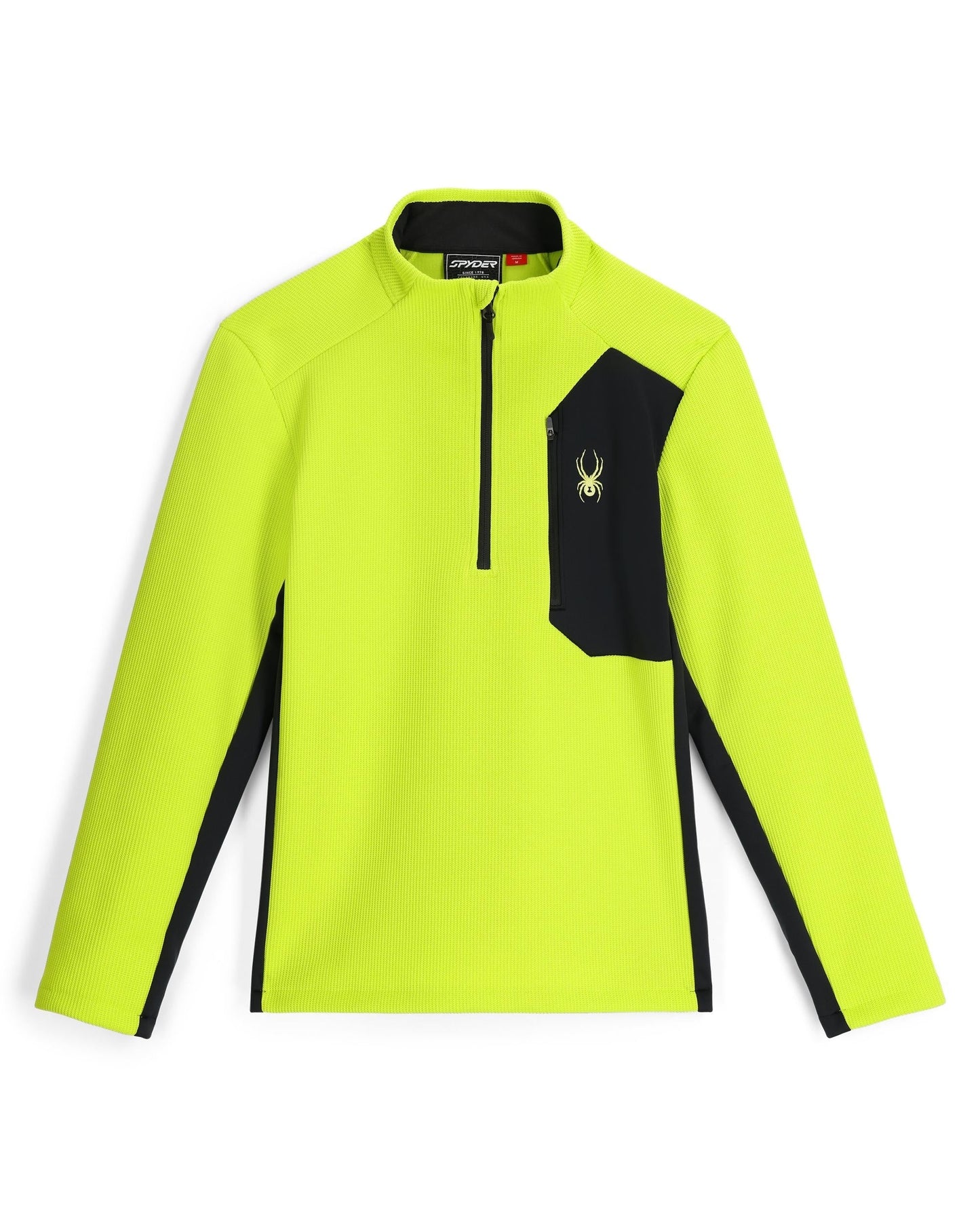 Mens Bandit Half Zip - Lime