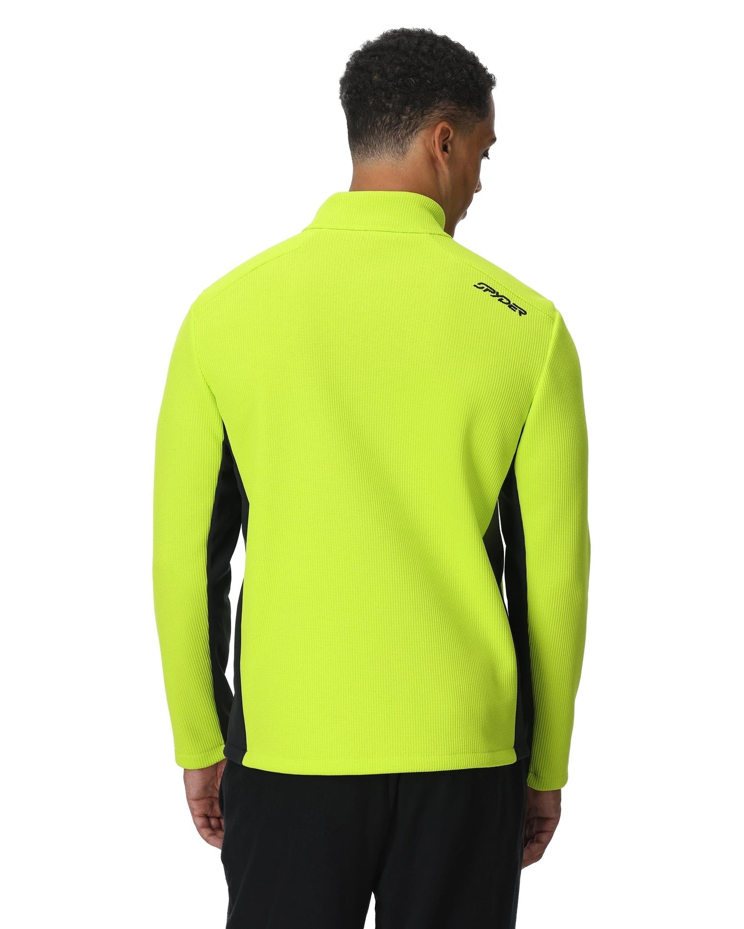 Mens Bandit Half Zip - Lime