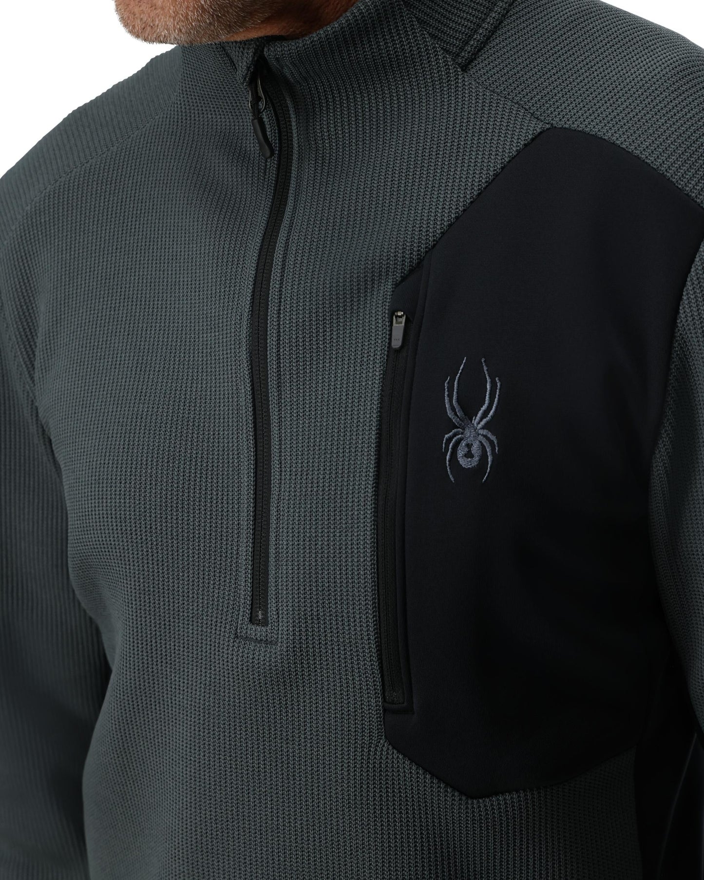 Mens Bandit Half Zip - Slate Blue