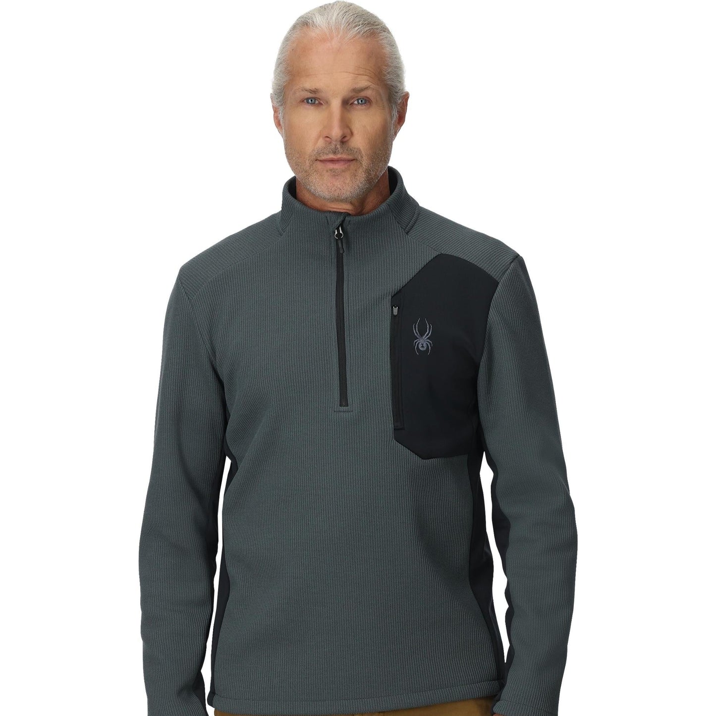 Mens Bandit Half Zip - Slate Blue