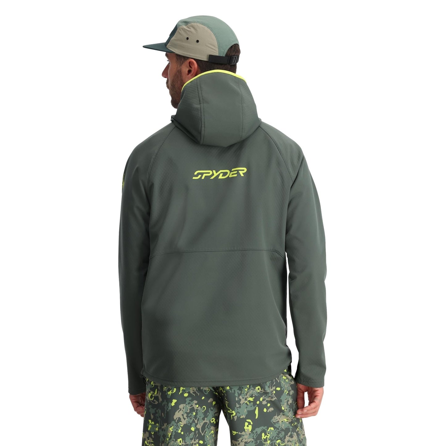 Mens Gridweb ShellFleece™ Hoodie - Dark Forest