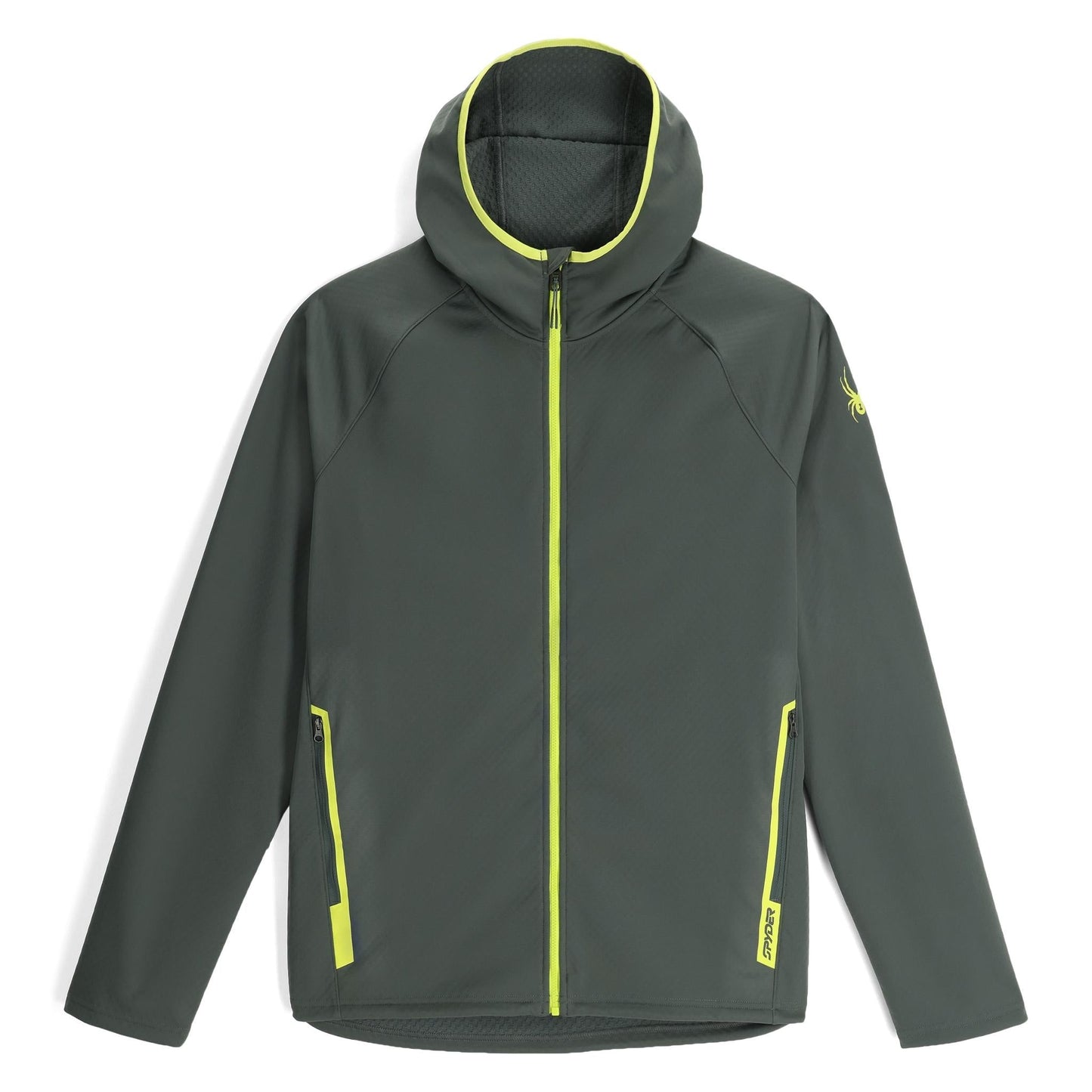 Mens Gridweb ShellFleece™ Hoodie - Dark Forest