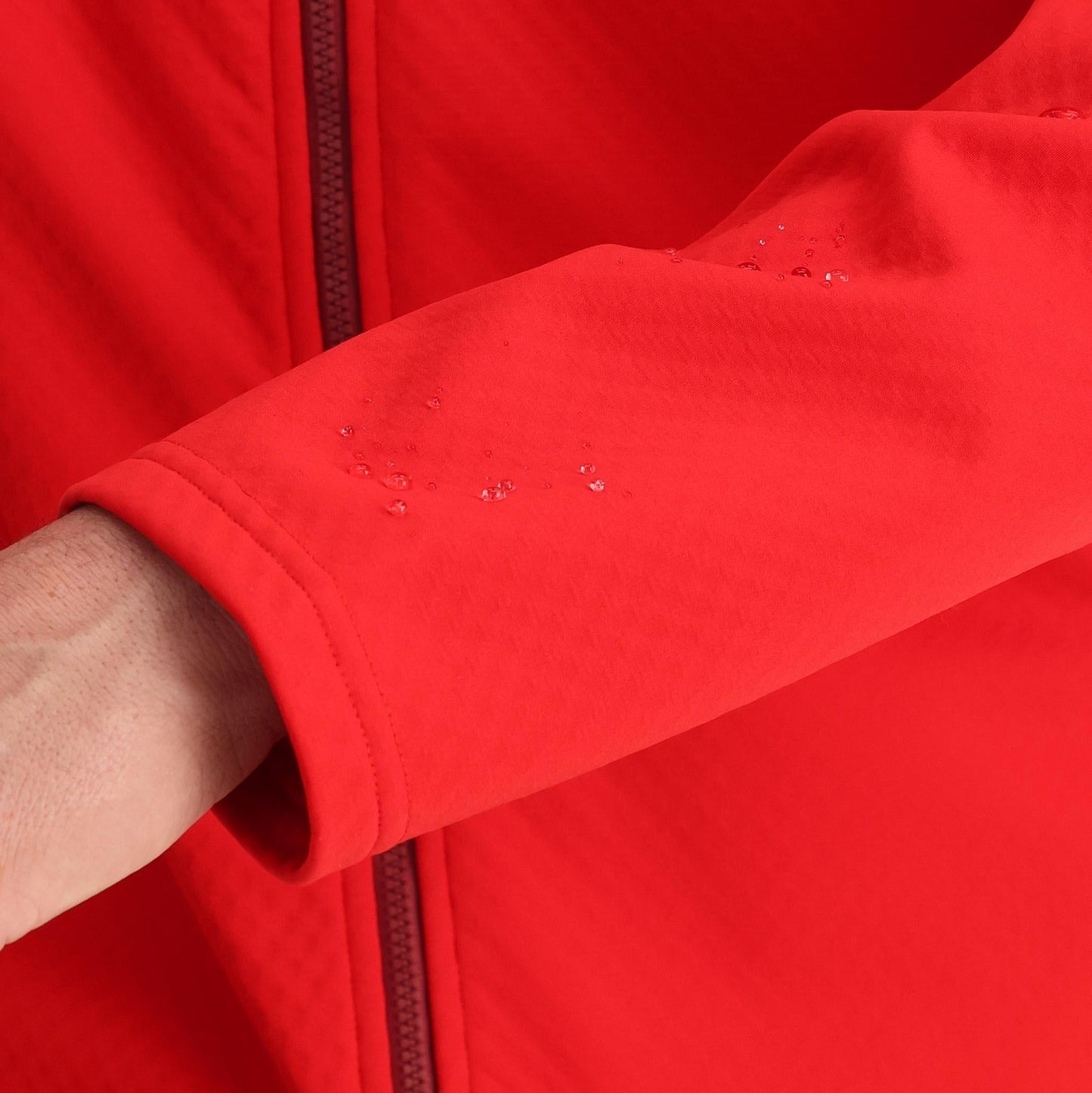 Mens Gridweb ShellFleece™ Hoodie - Spyder Red