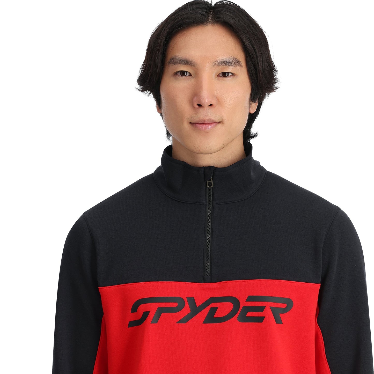 Mens Speed Half Zip - Spyder Red