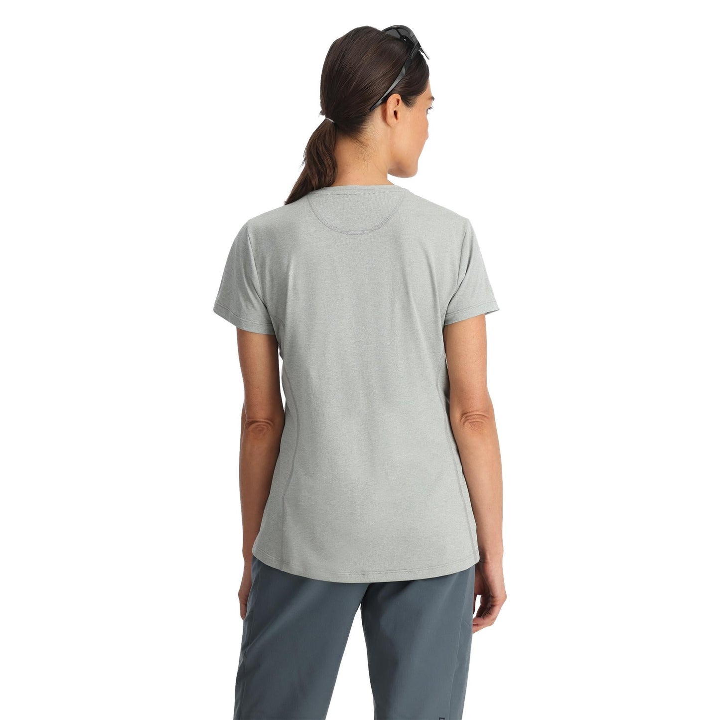 Womens Arc Short Sleeve Crew Tee - Pewter
