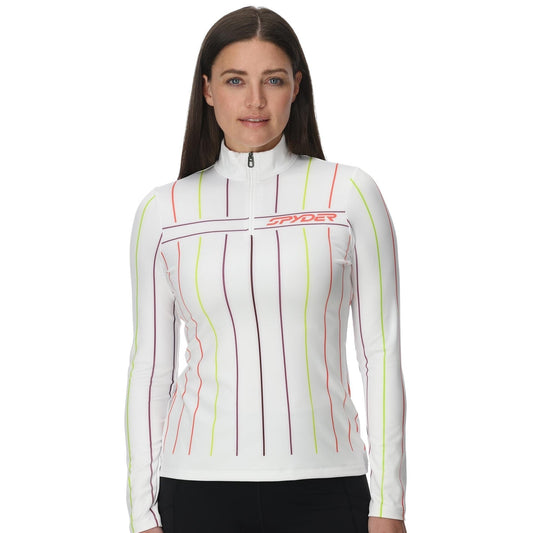 Womens Vivid Half Zip - Stripe