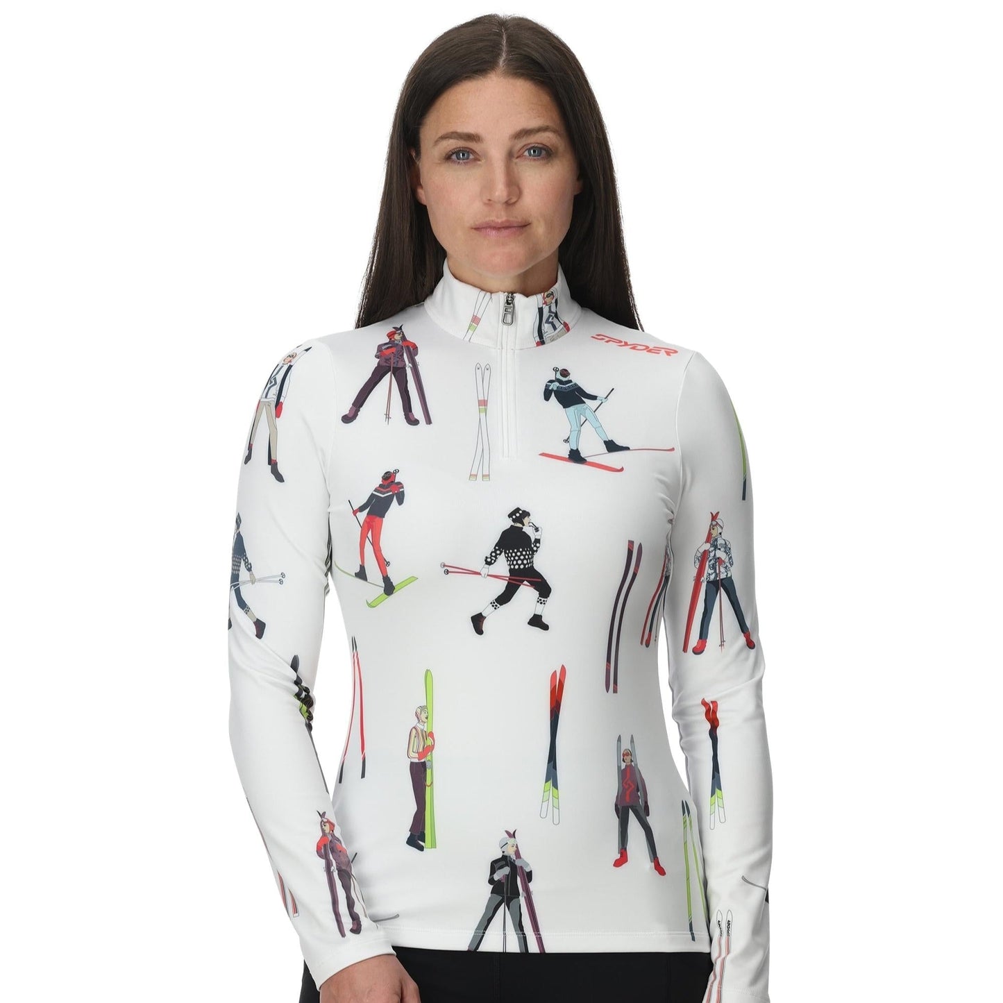 Womens Vivid Half Zip - Vintage Vibes