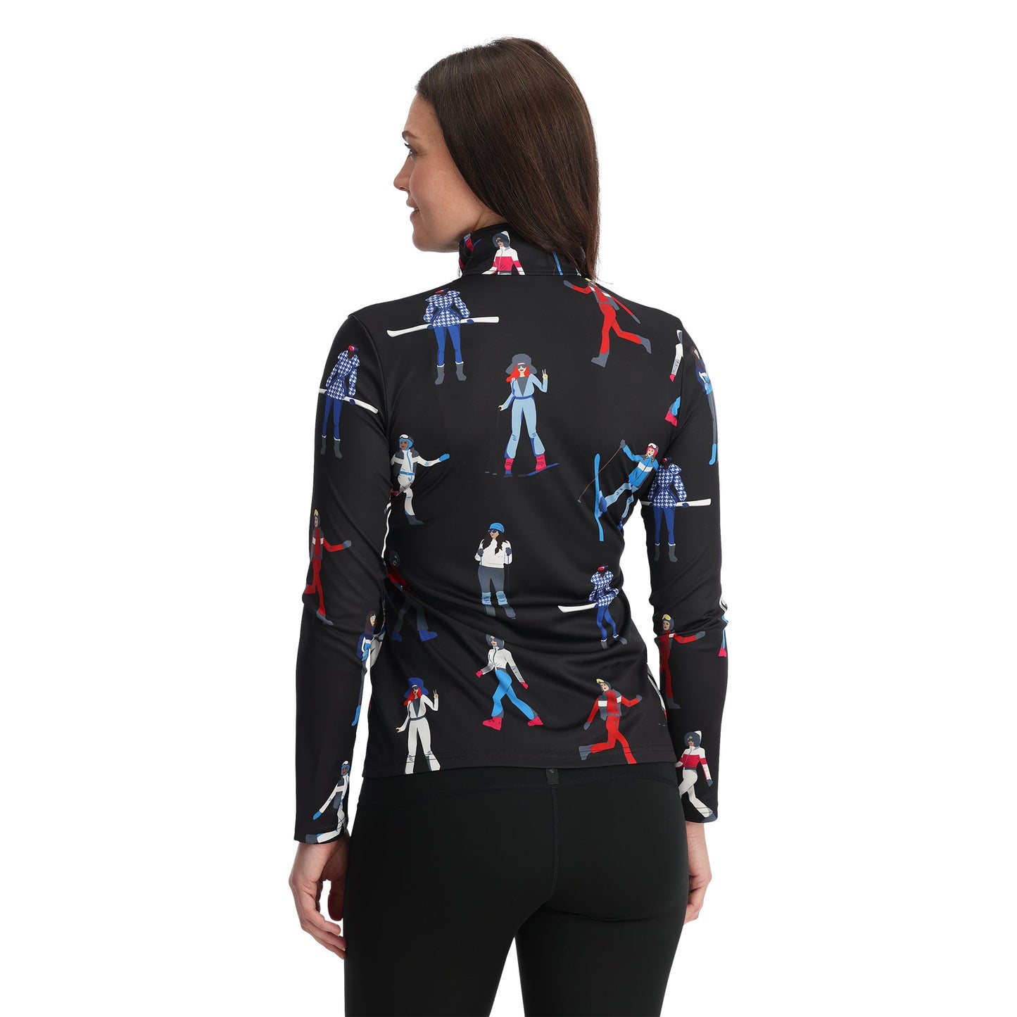Womens March Half Zip - Black