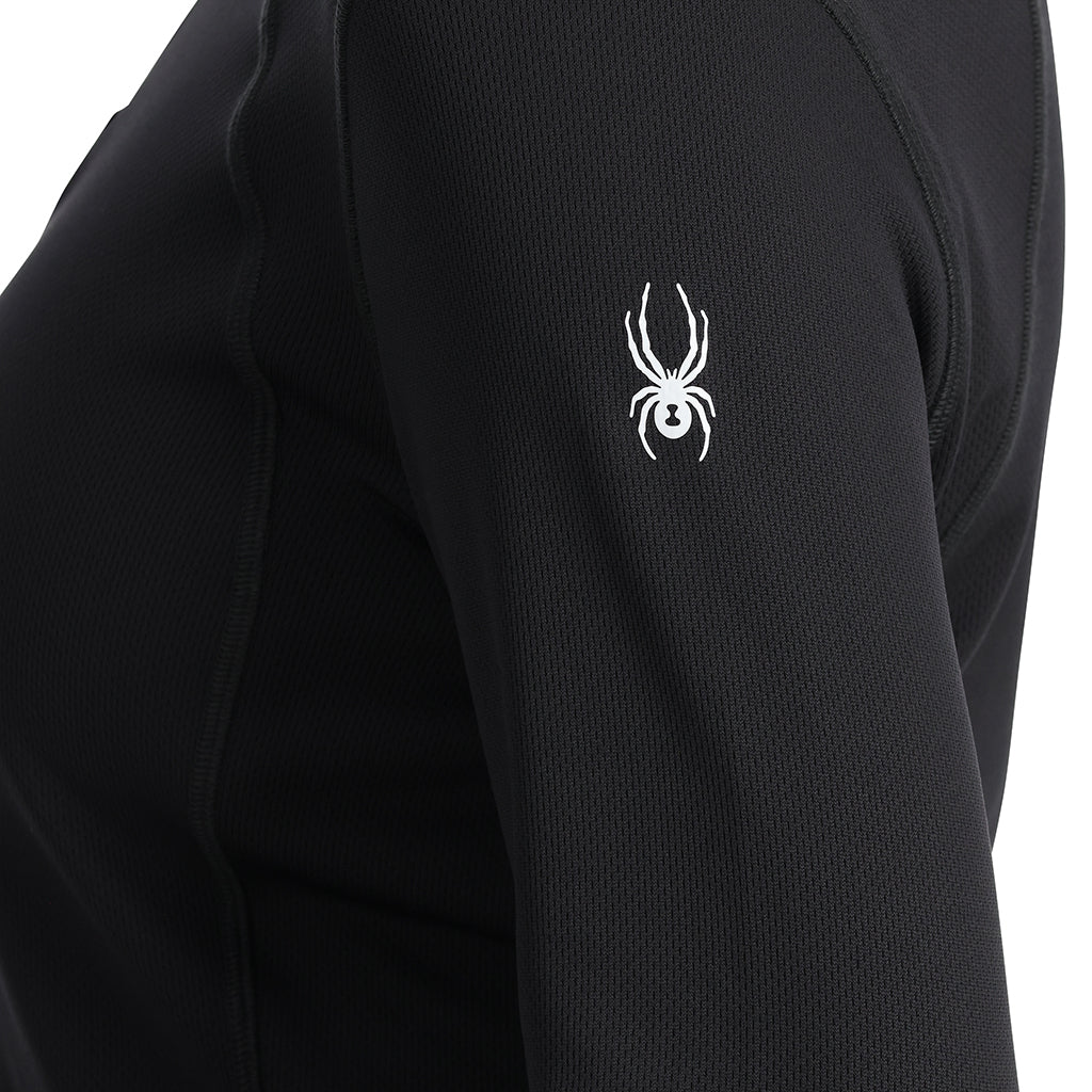 Womens Charger 1/2 Zip - Black