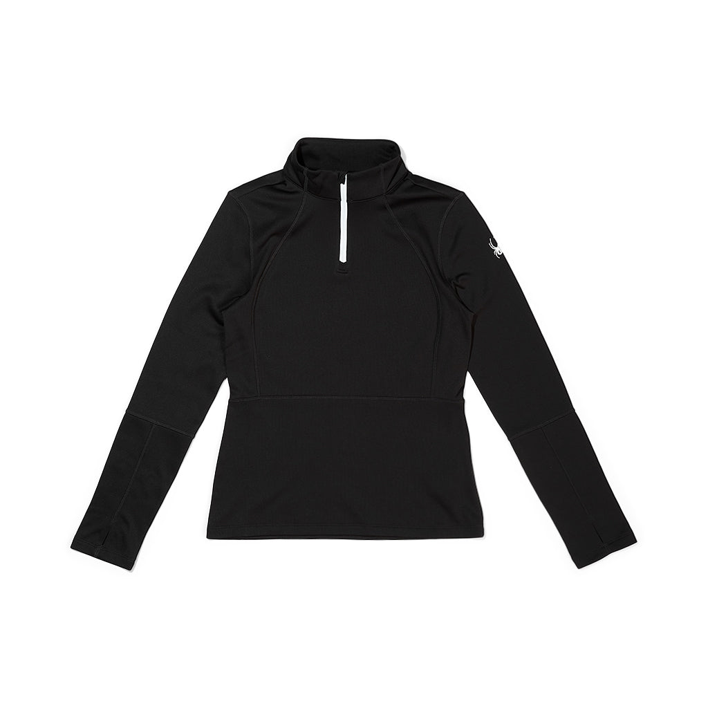 Womens Charger 1/2 Zip - Black