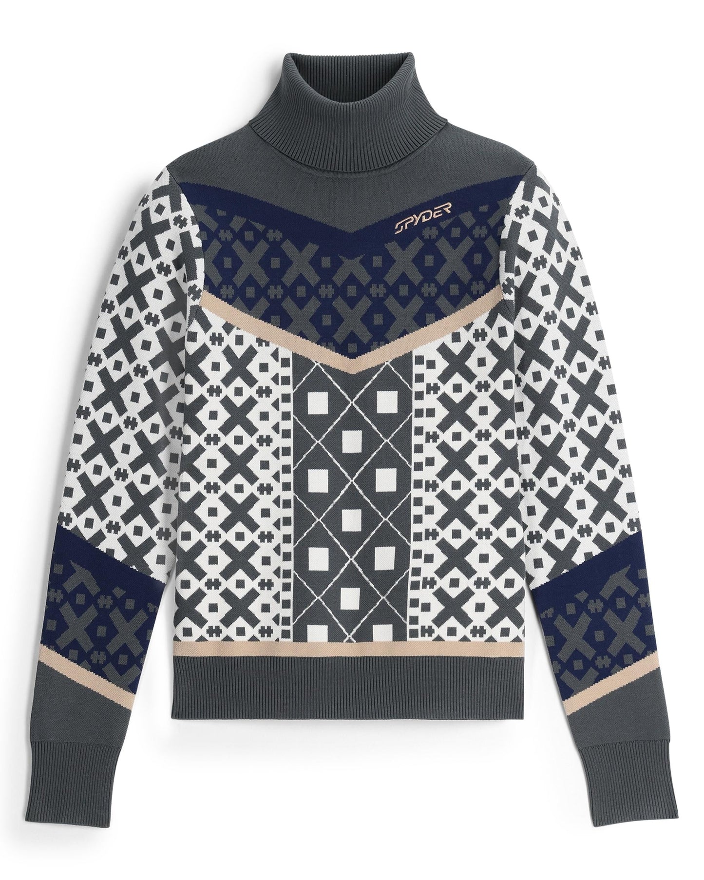 Womens Stellar Ski Sweater - Slate Blue