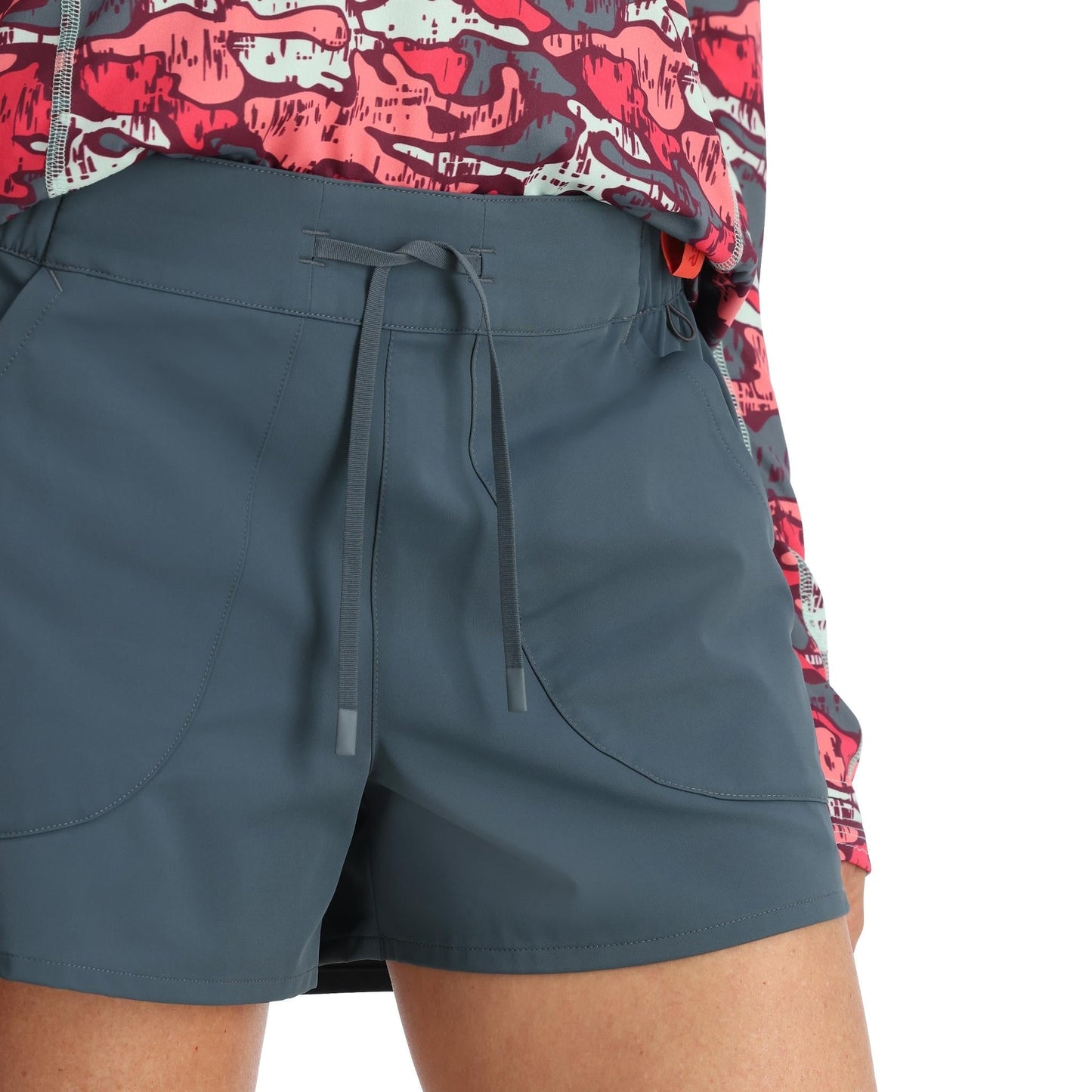 Womens Shift Short - Slate Blue