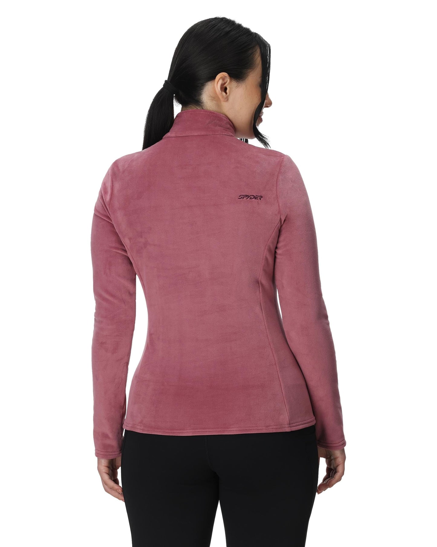 Womens Shimmer Bug Half Zip - Acai