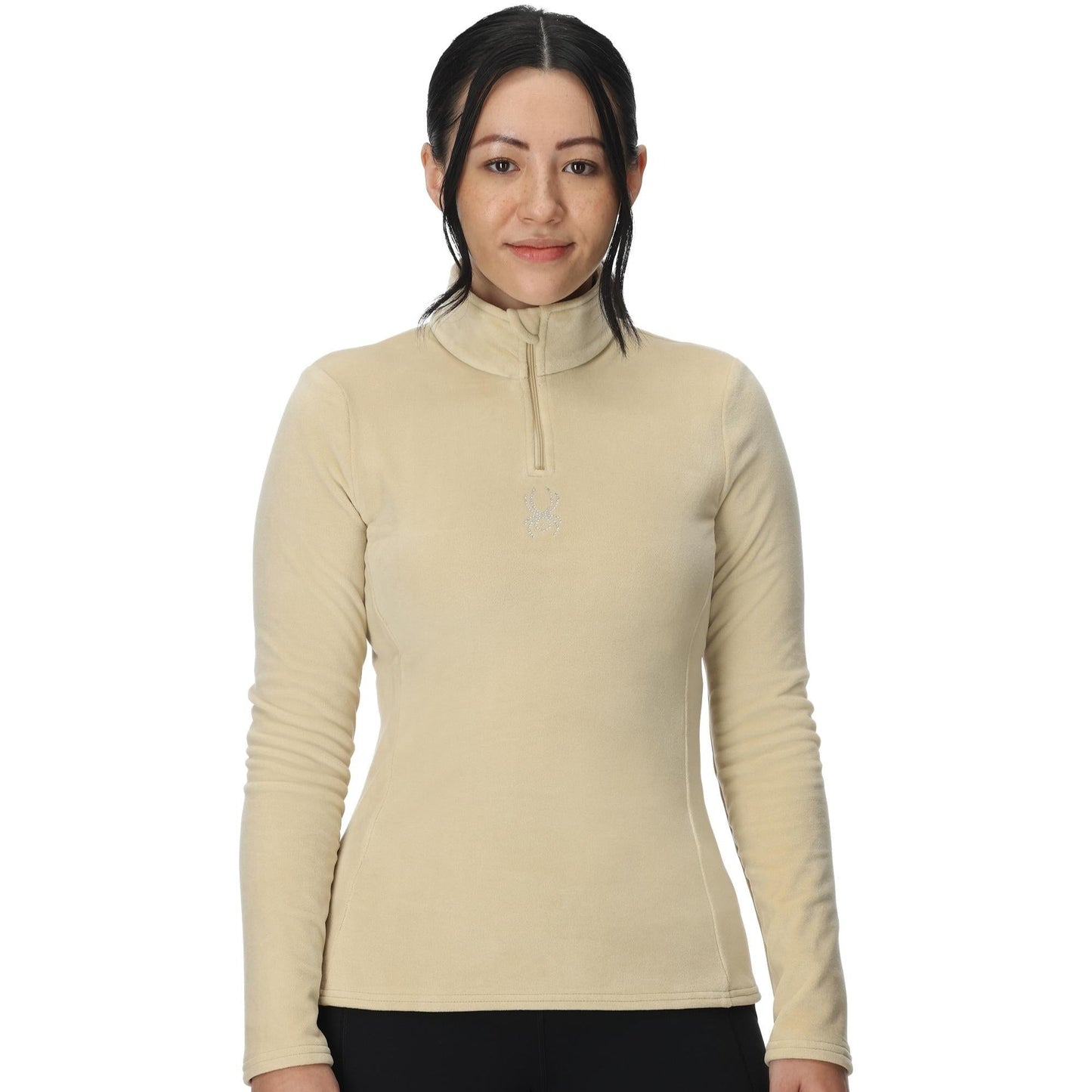 Womens Shimmer Bug Half Zip - Sanddune