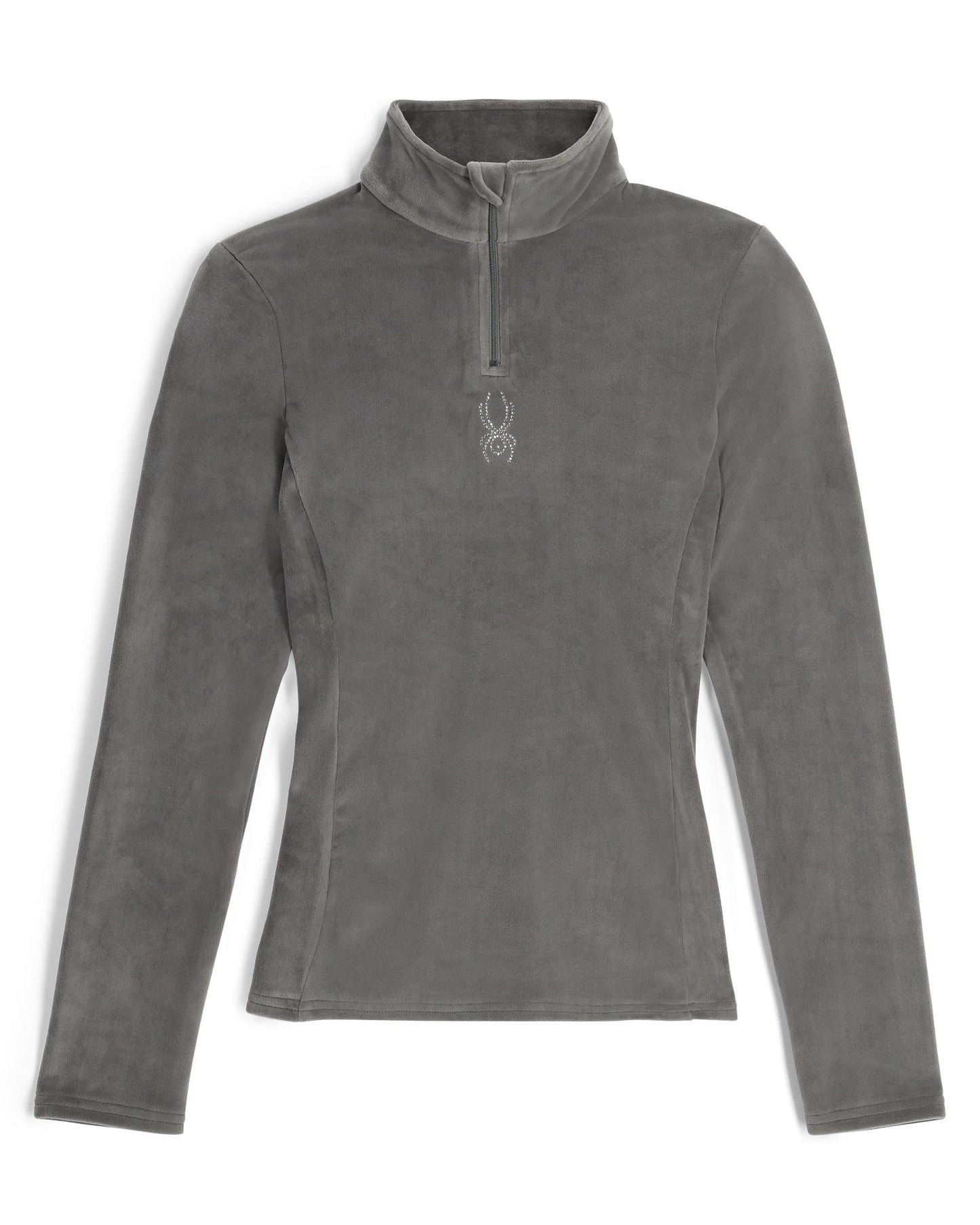 Womens Shimmer Bug Half Zip - Storm