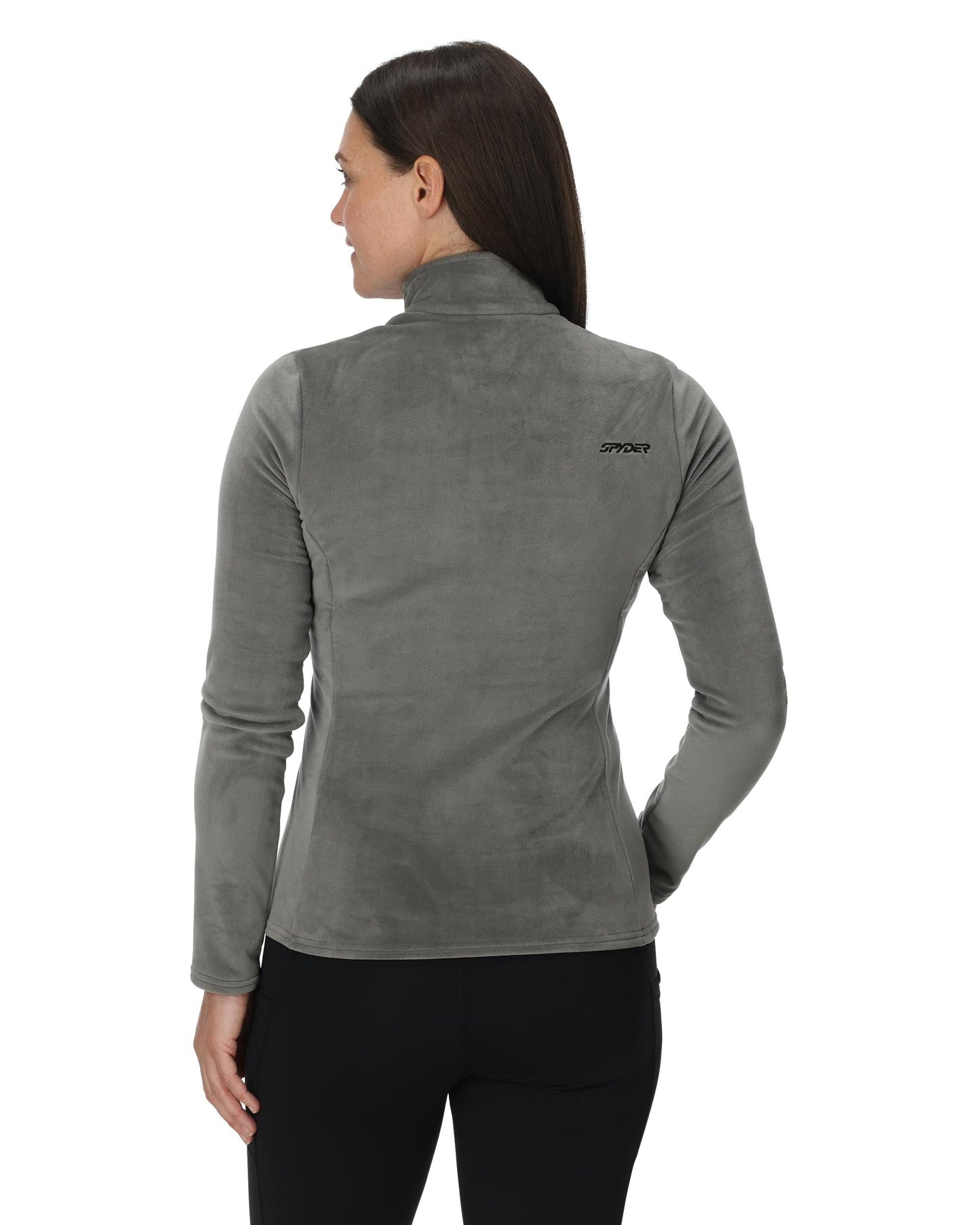 Womens Shimmer Bug Half Zip - Storm