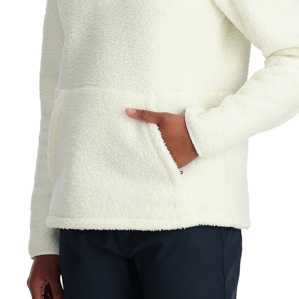 Womens Cloud Fleece Hoodie - Snow