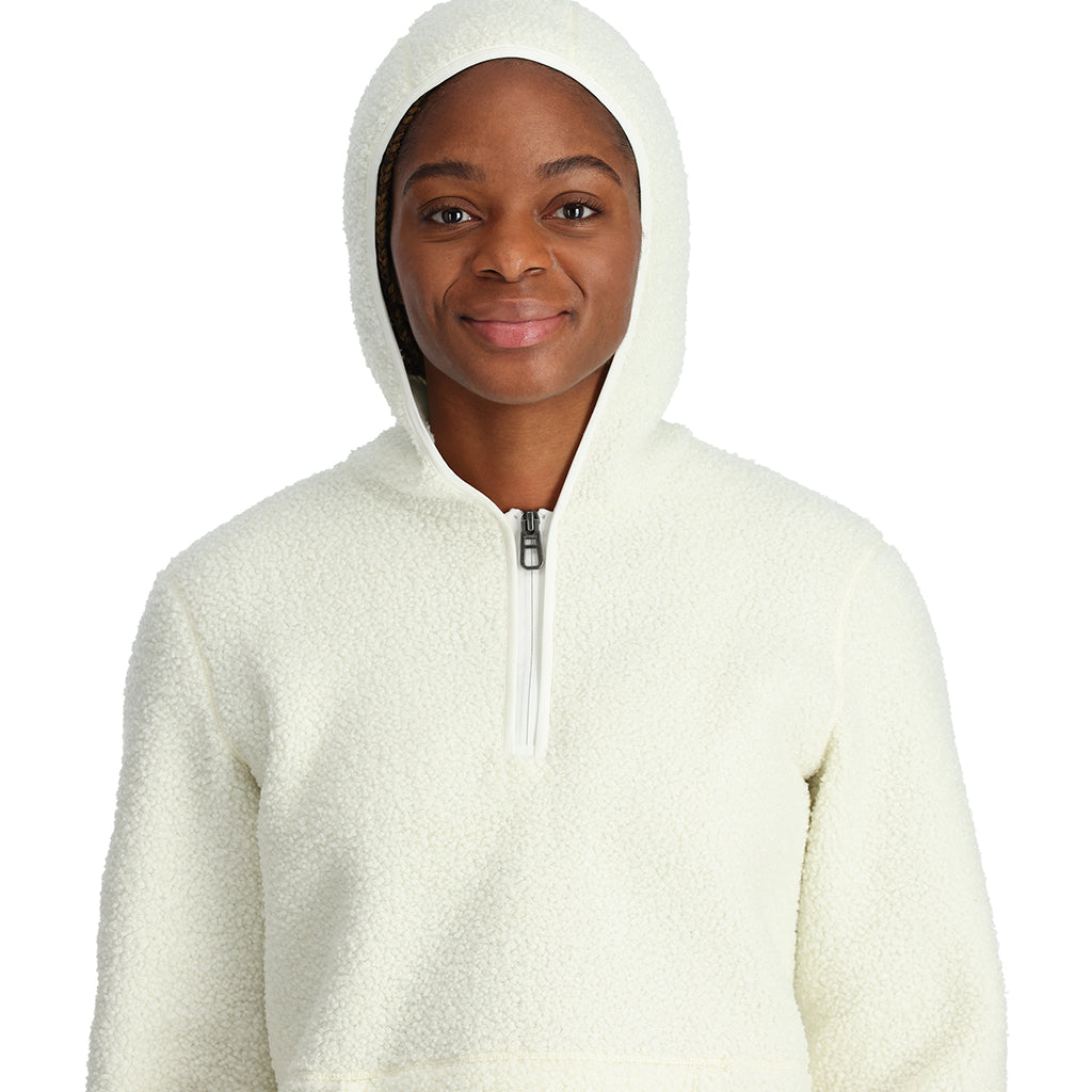 Womens Cloud Fleece Hoodie - Snow