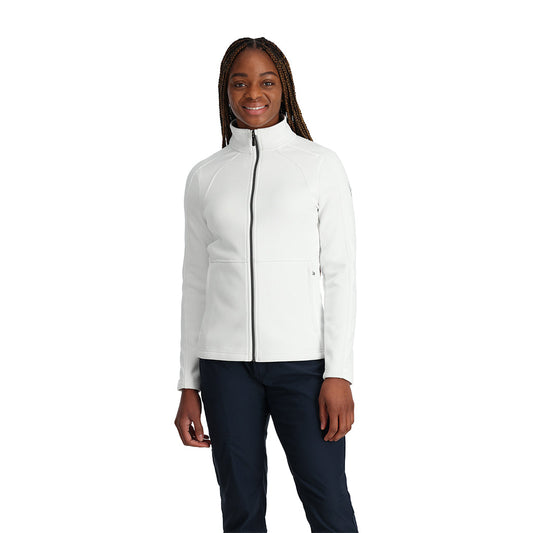 Womens Encore Full Zip - White