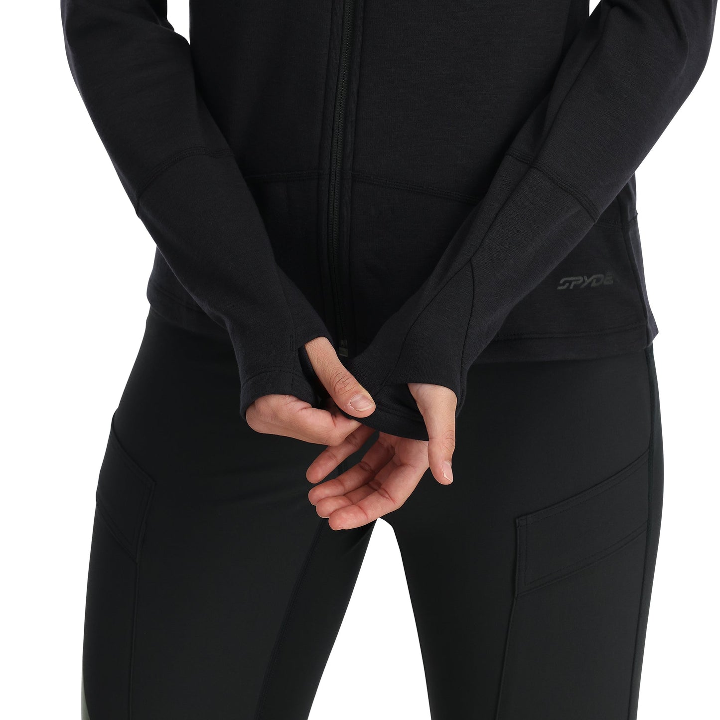 Womens Speed Fleece Jacket - Black