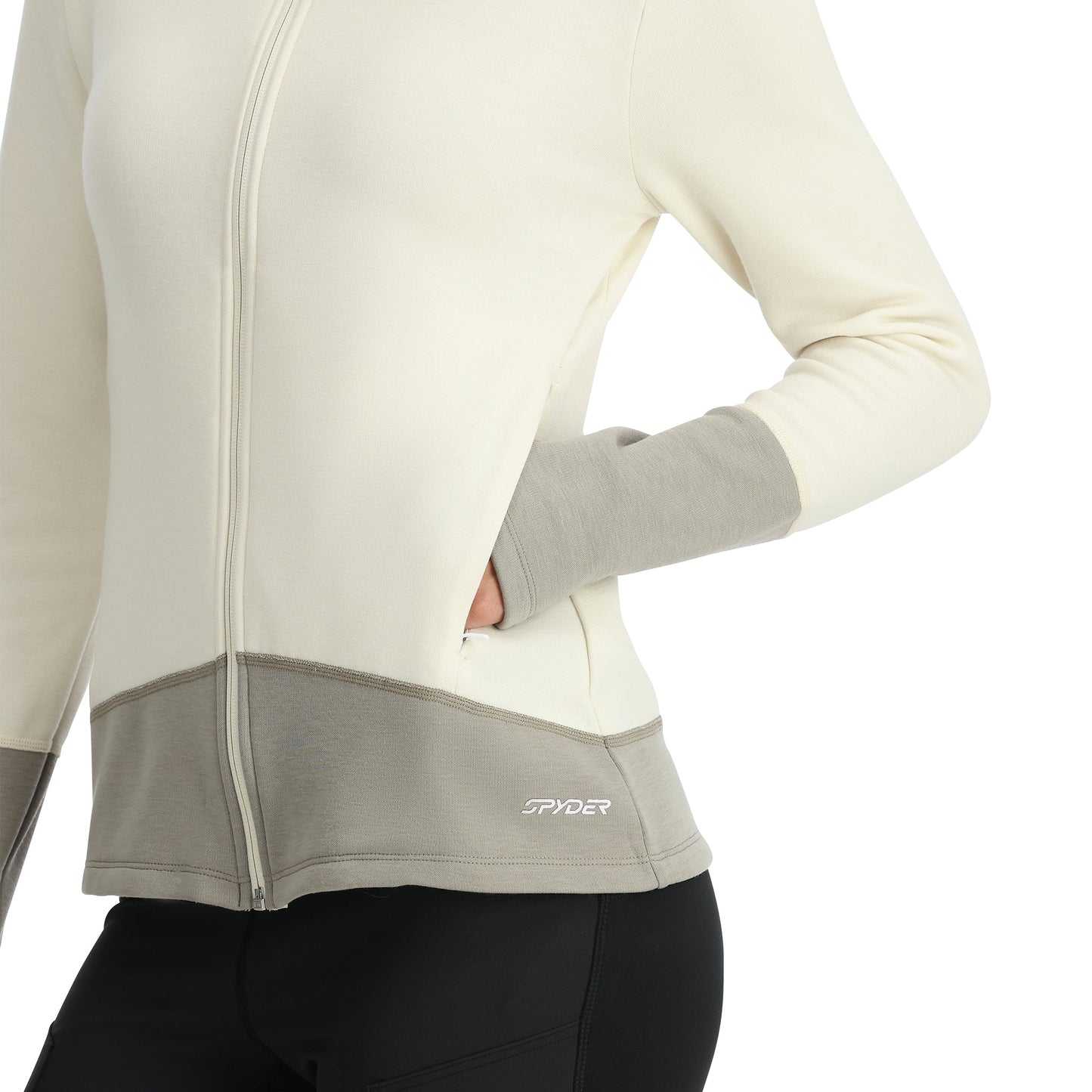 Womens Speed Fleece Jacket - Vanilla Latte