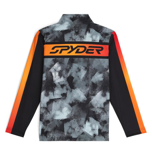 Boys Jacobs Half Zip - Black Block Camo