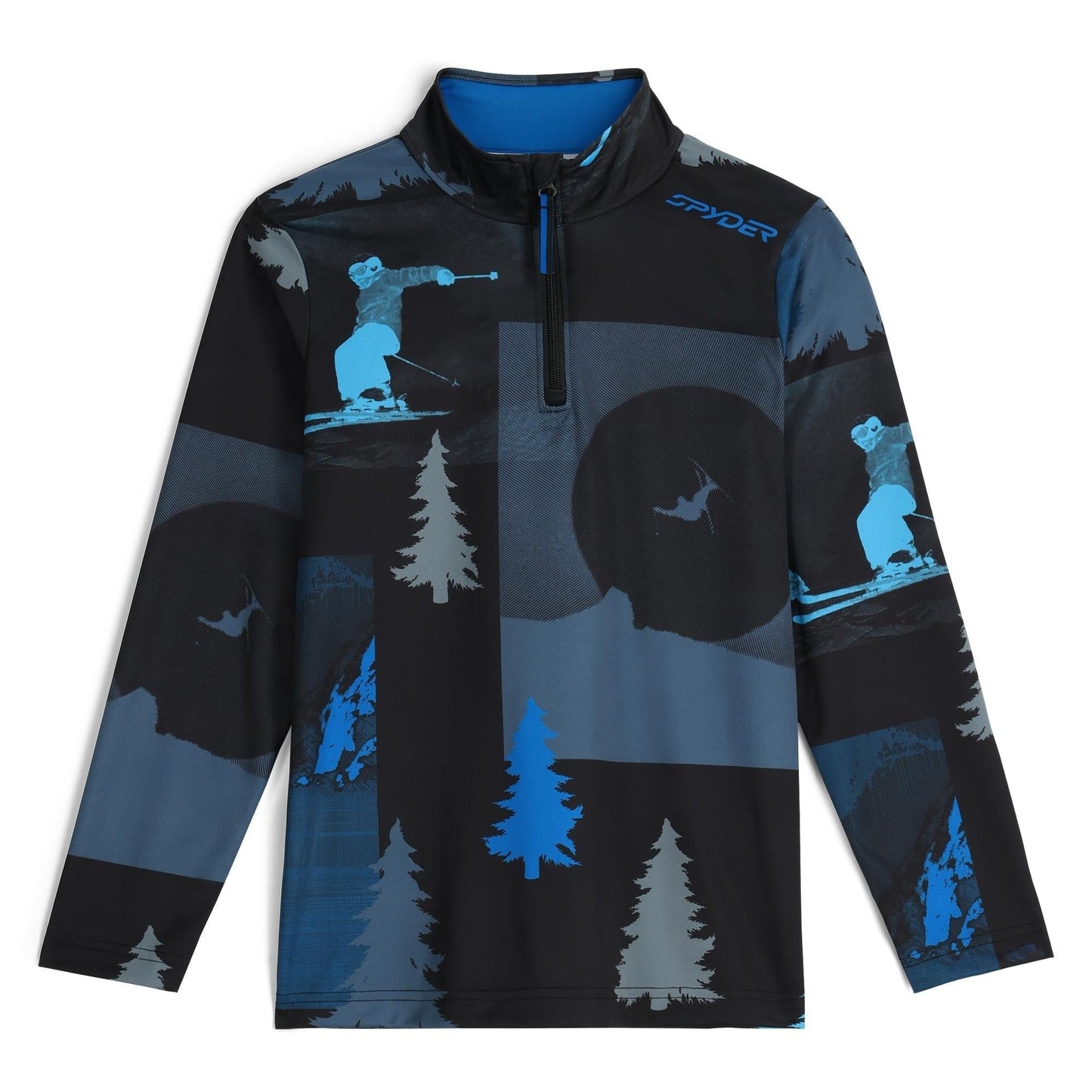 Boys Jacobs Half Zip - Black