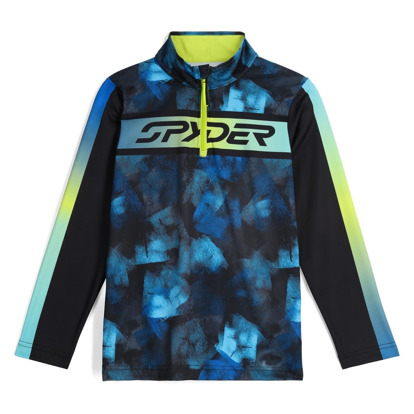 Boys Jacobs Half Zip - Cobalt Block Camo