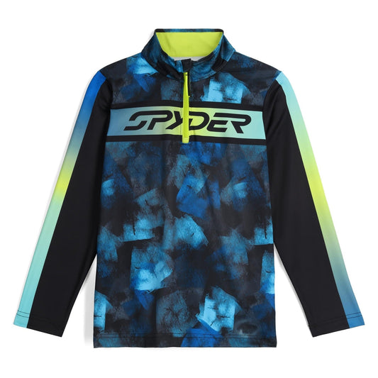 Boys Jacobs Half Zip - Cobalt Block Camo
