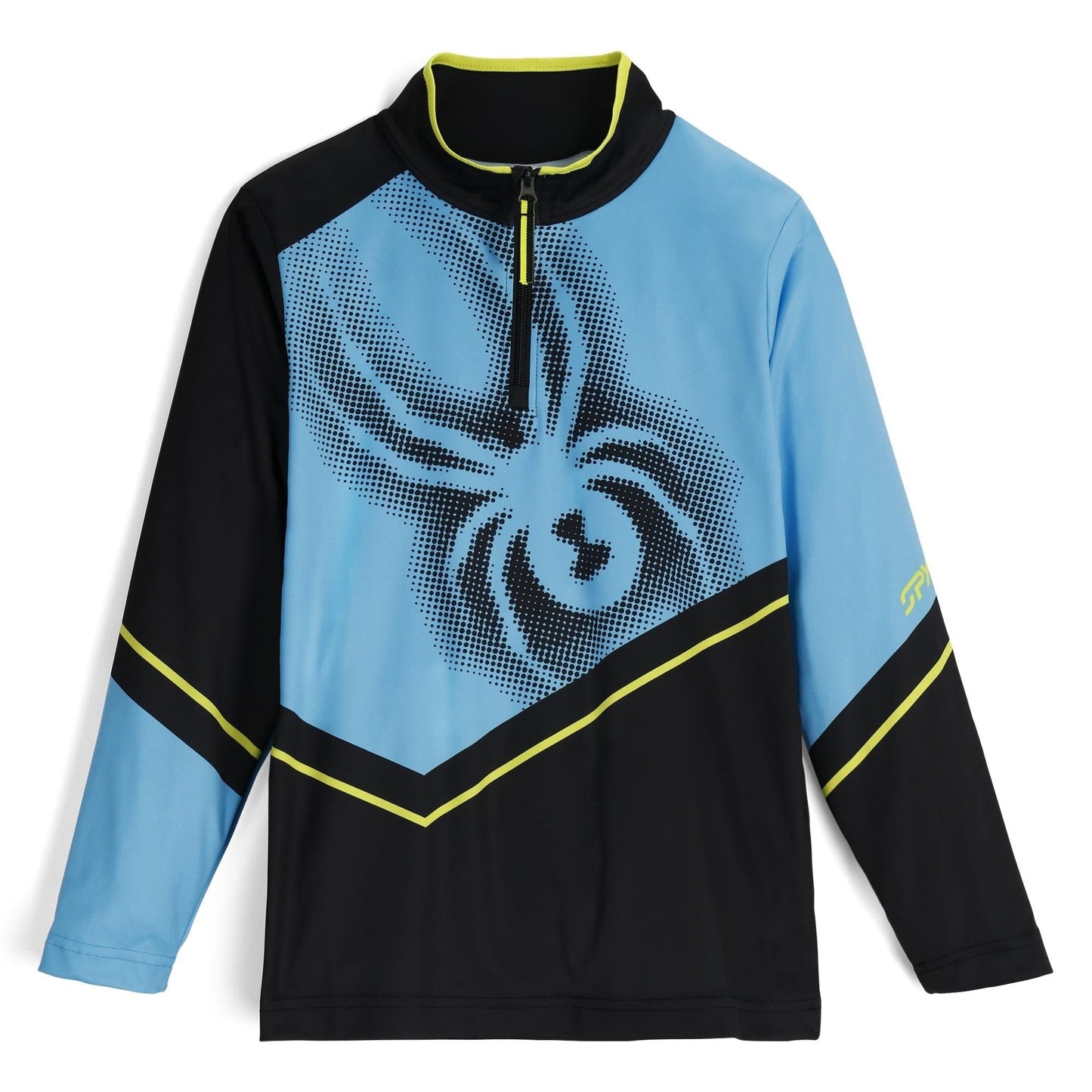 Boys Ryder Half Zip - Cyan Blue