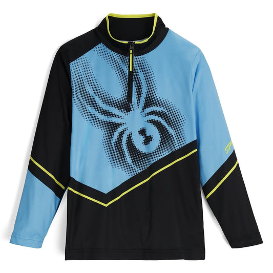 Boys Ryder Half Zip - Cyan Blue