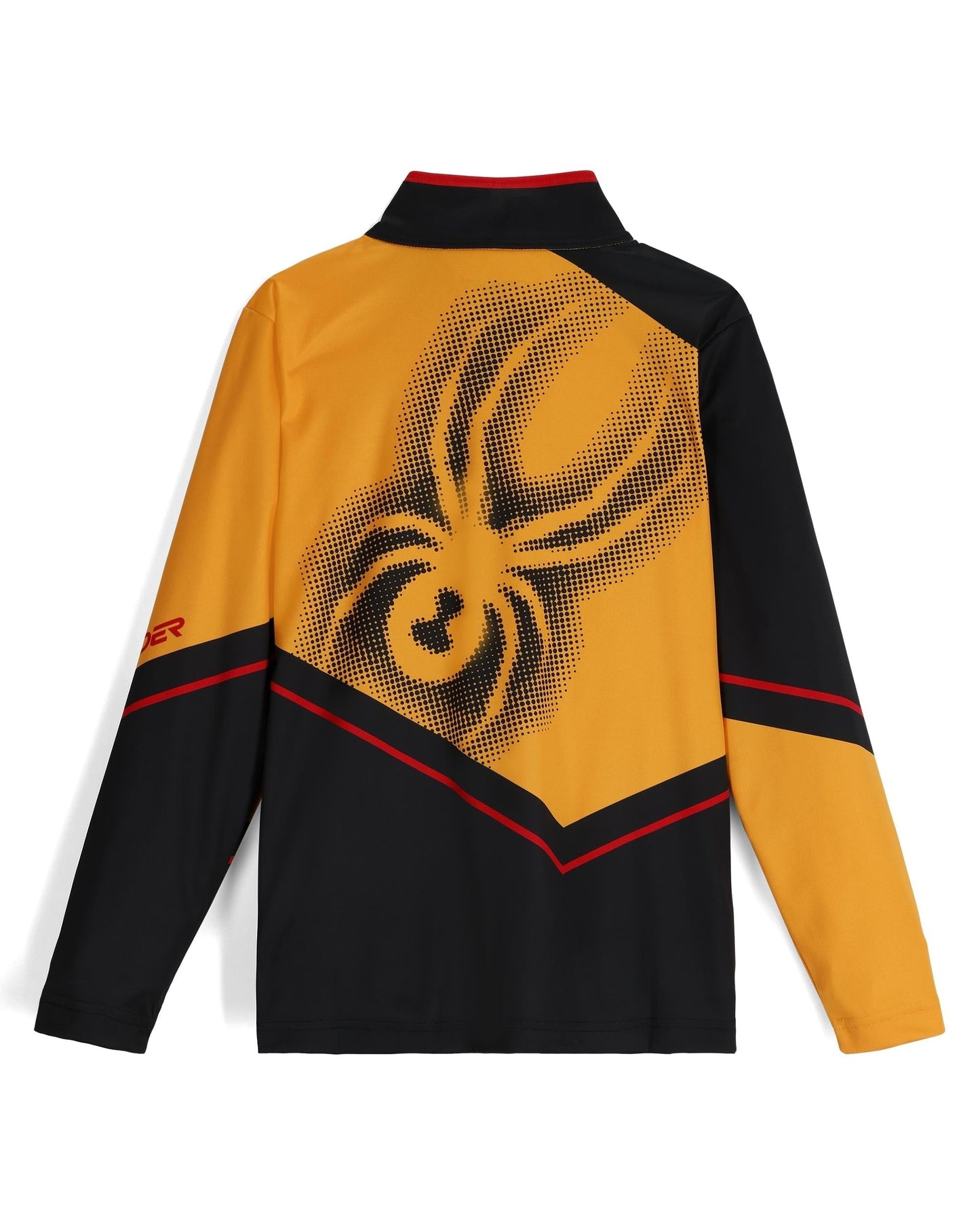 Boys Ryder Half Zip - Orange Pop