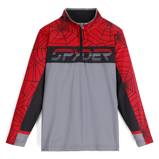 Boys Ryder Half Zip - Spyder Red
