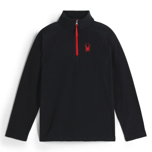 Kids Speed Fleece Half Zip - Black