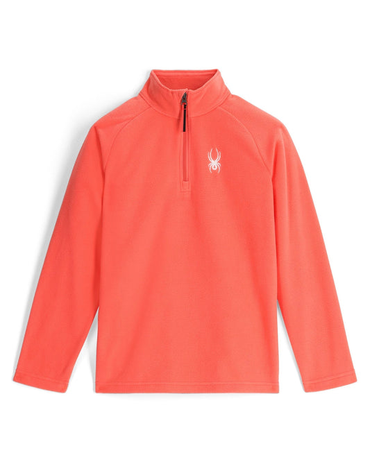 Kids Speed Fleece Half Zip - Coral Haze