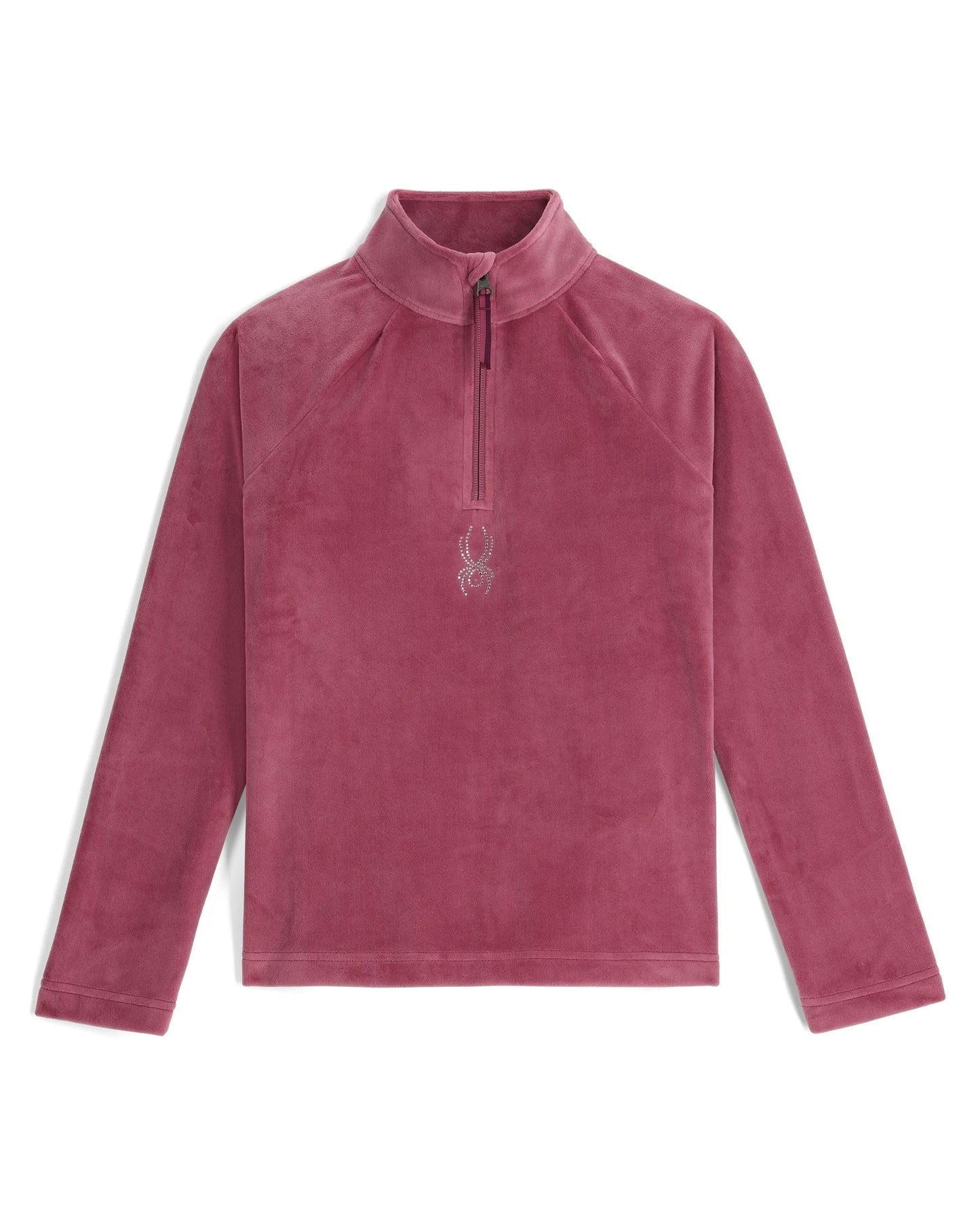 Girls Shimmer Bug Half Zip - Acai