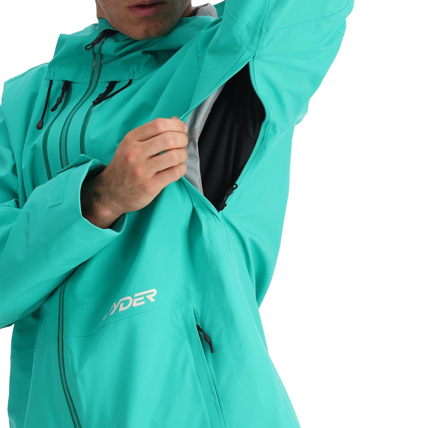 Mens Jagged - Teal Green