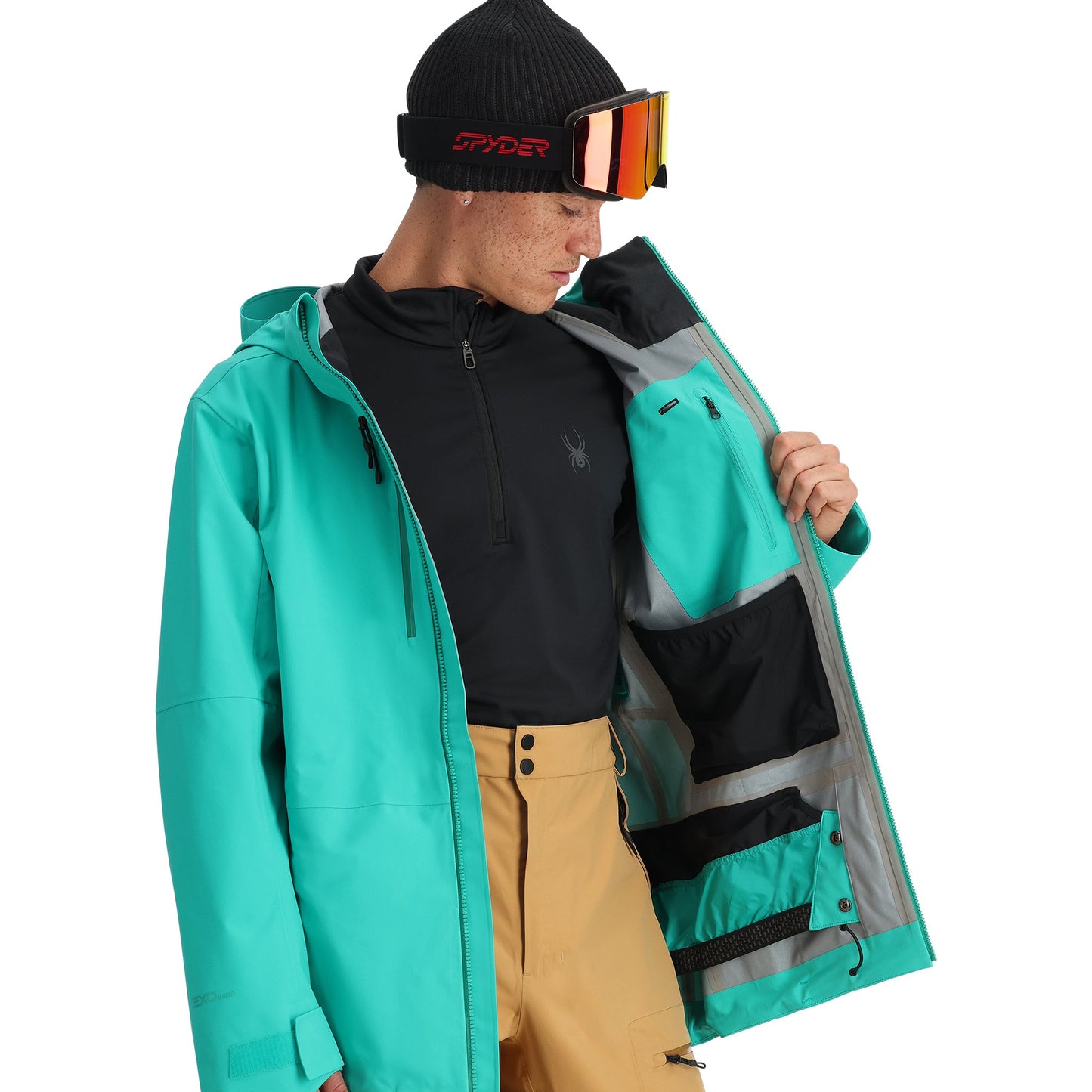 Mens Jagged - Teal Green