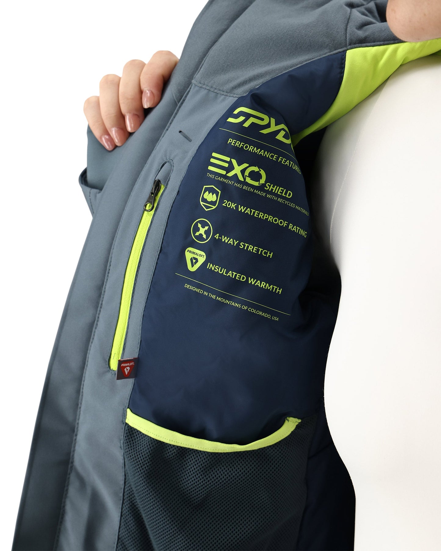 Womens Temerity Jacket - Slate Blue