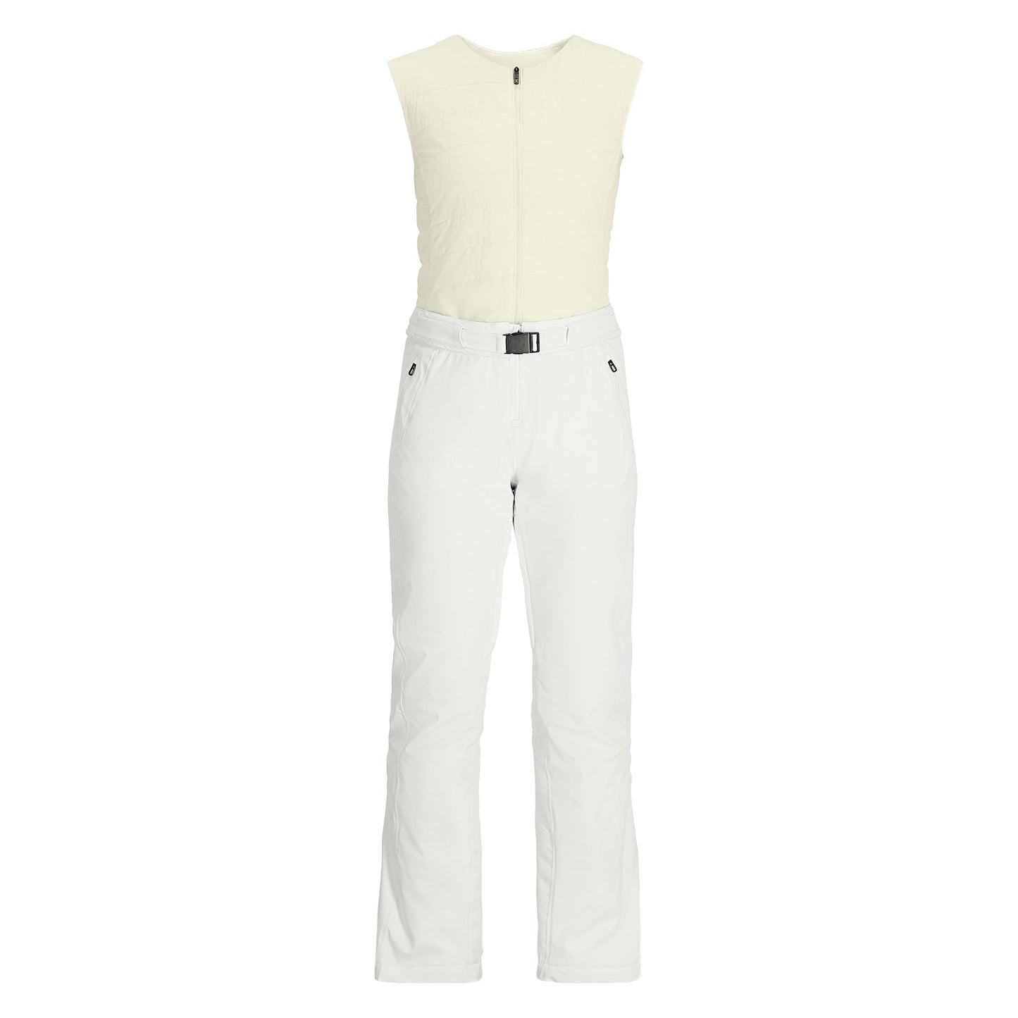 Womens On Piste Bib - White