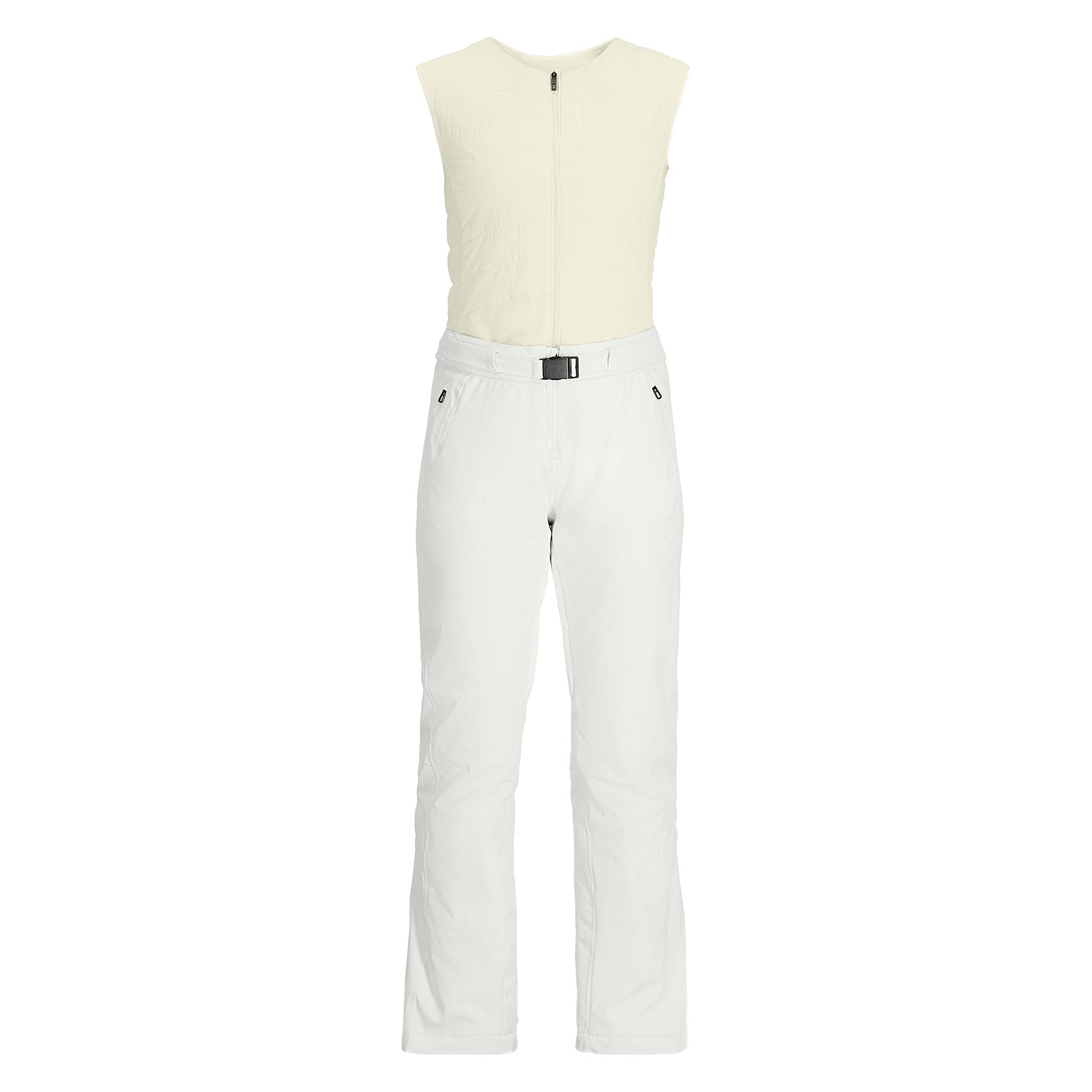 Womens On Piste Bib - White