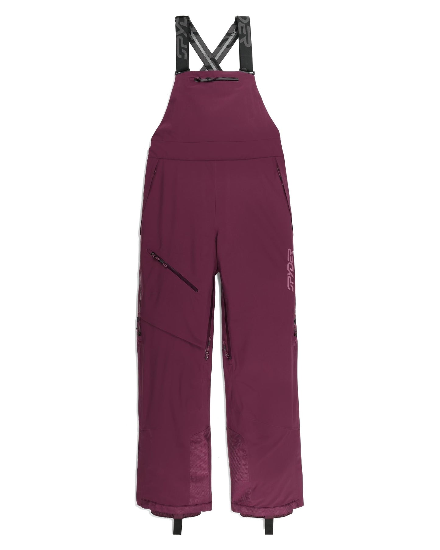Womens Solitaire Bib - Plum