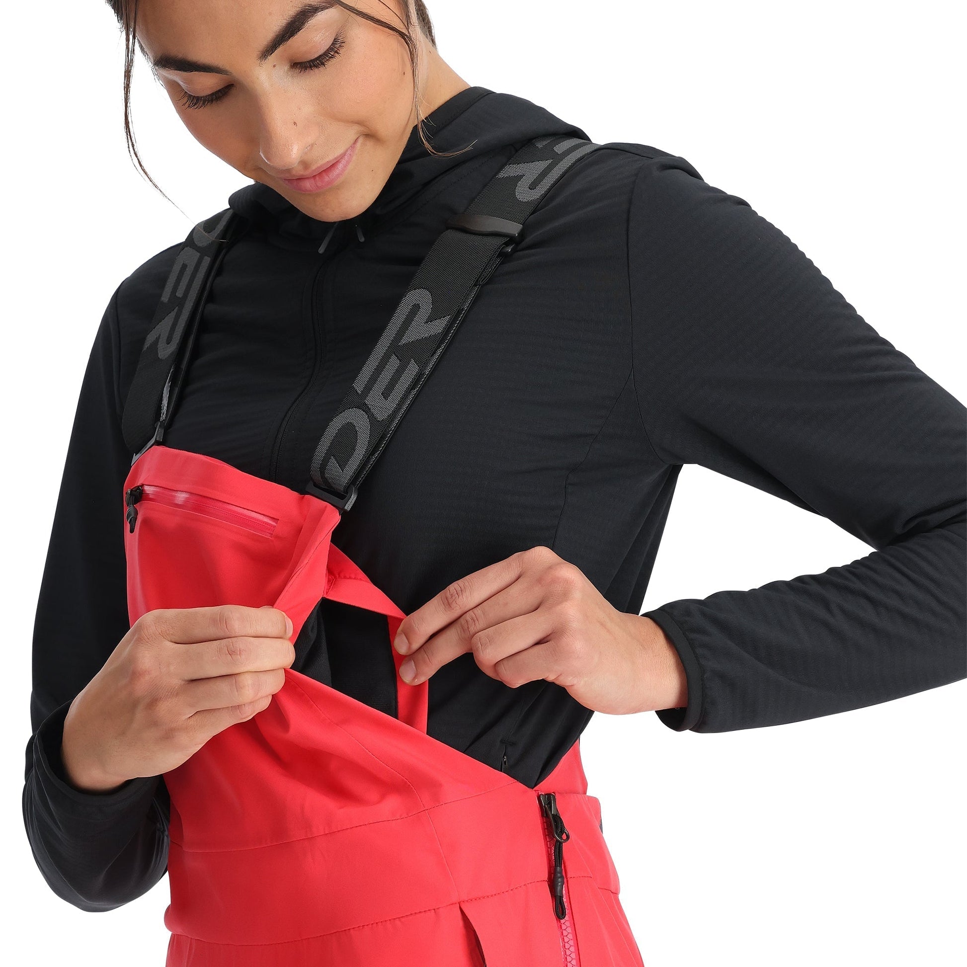 Womens Solitaire Bib - Prism Pink