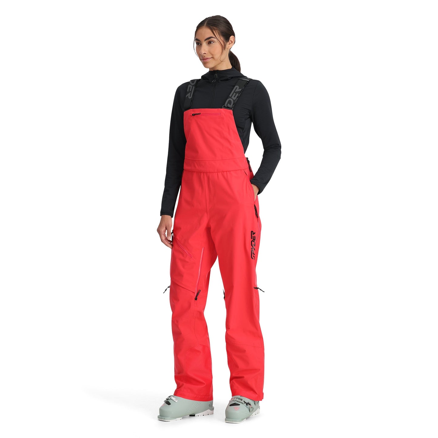Womens Solitaire Bib - Prism Pink