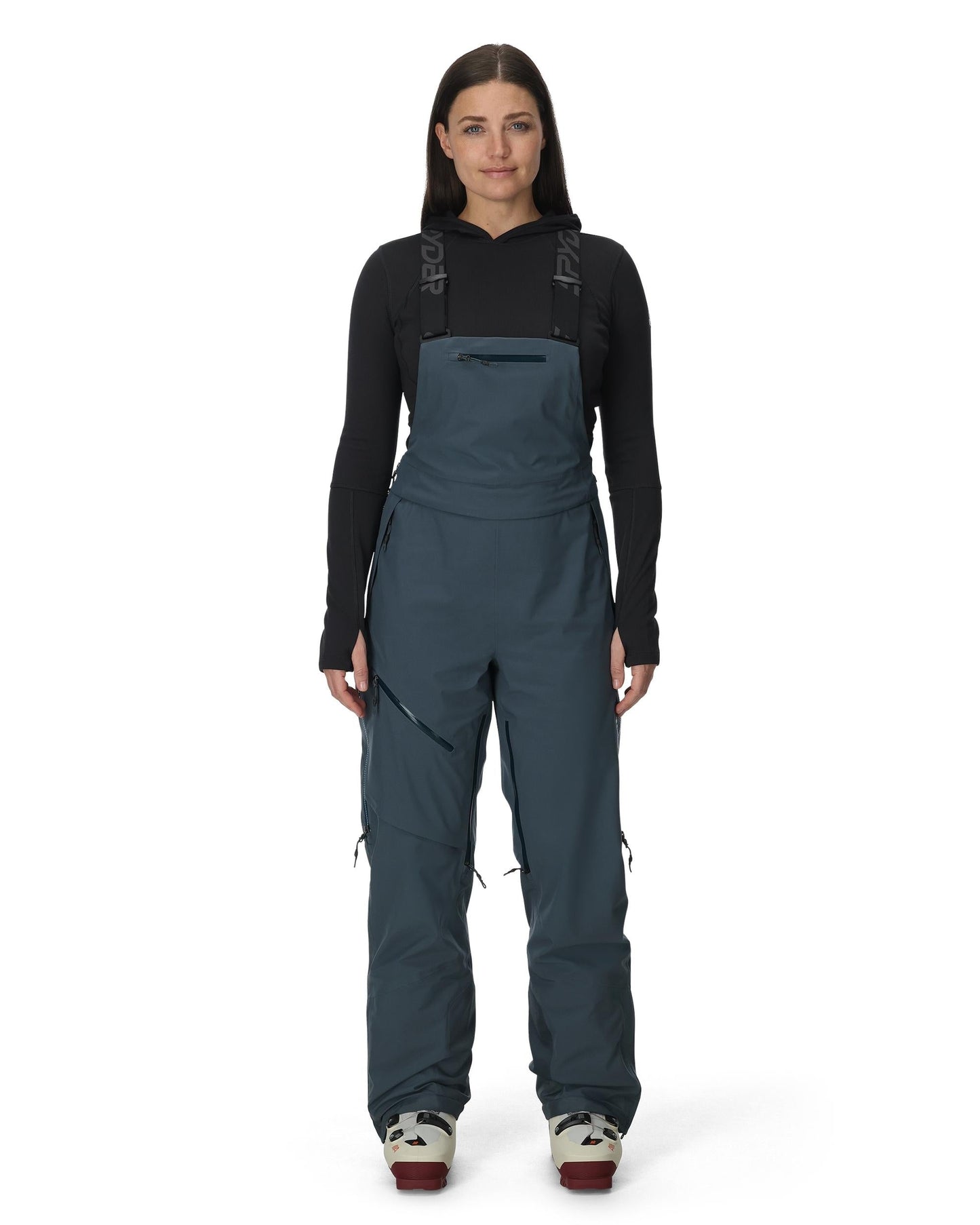 Womens Solitaire Bib - Slate Blue